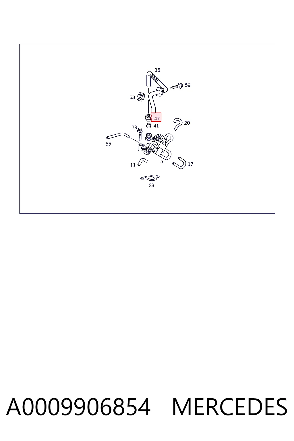 A0009906854 Mercedes