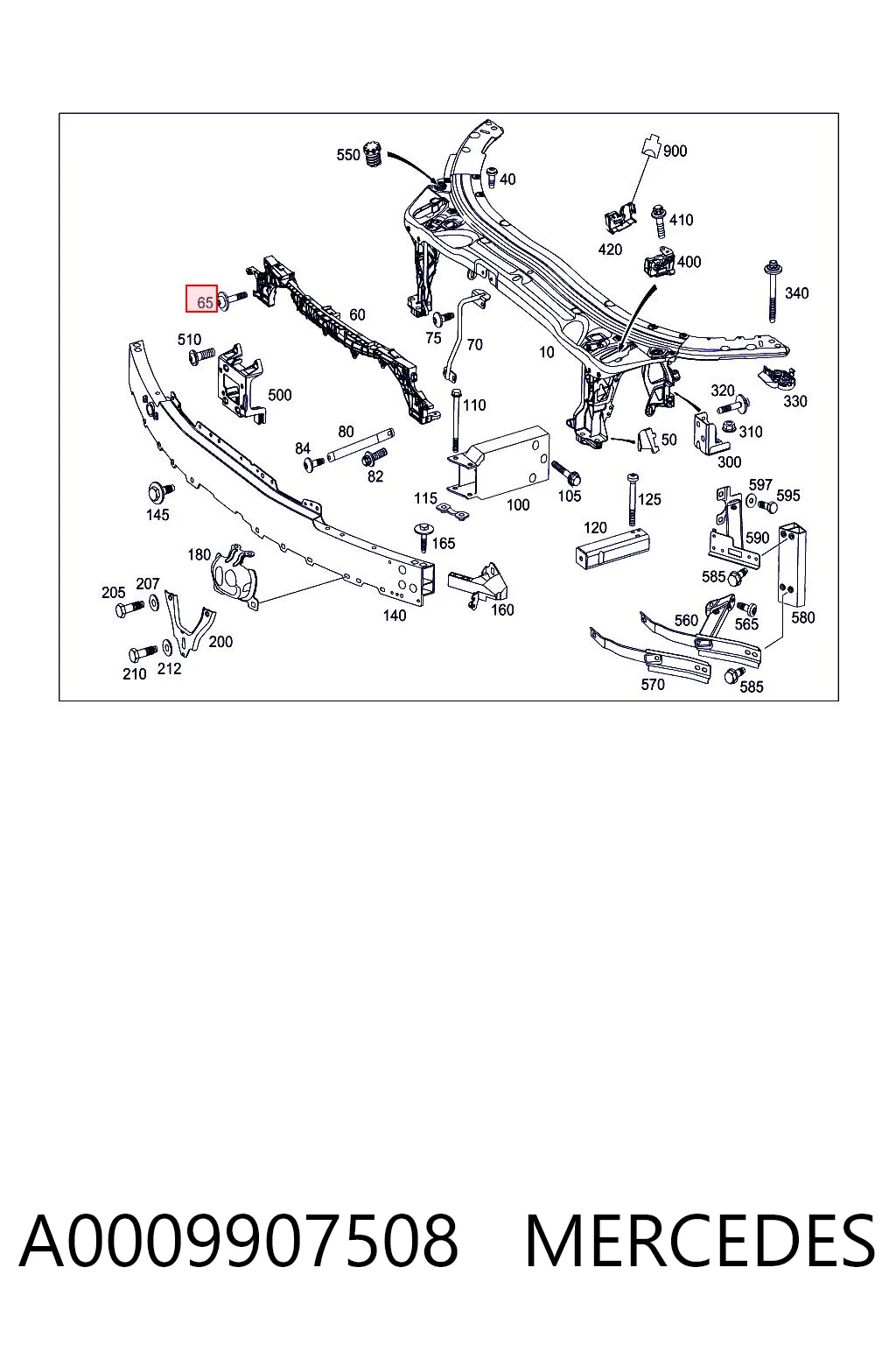 A0009907508 Mercedes