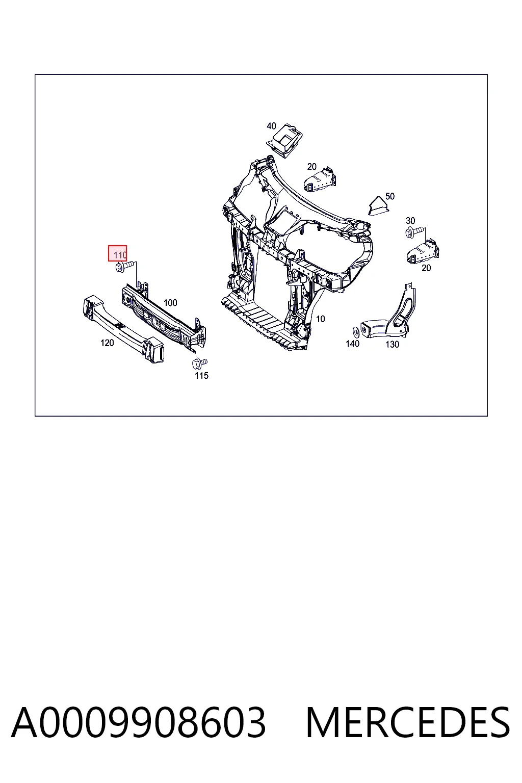 A0009908603 Mercedes