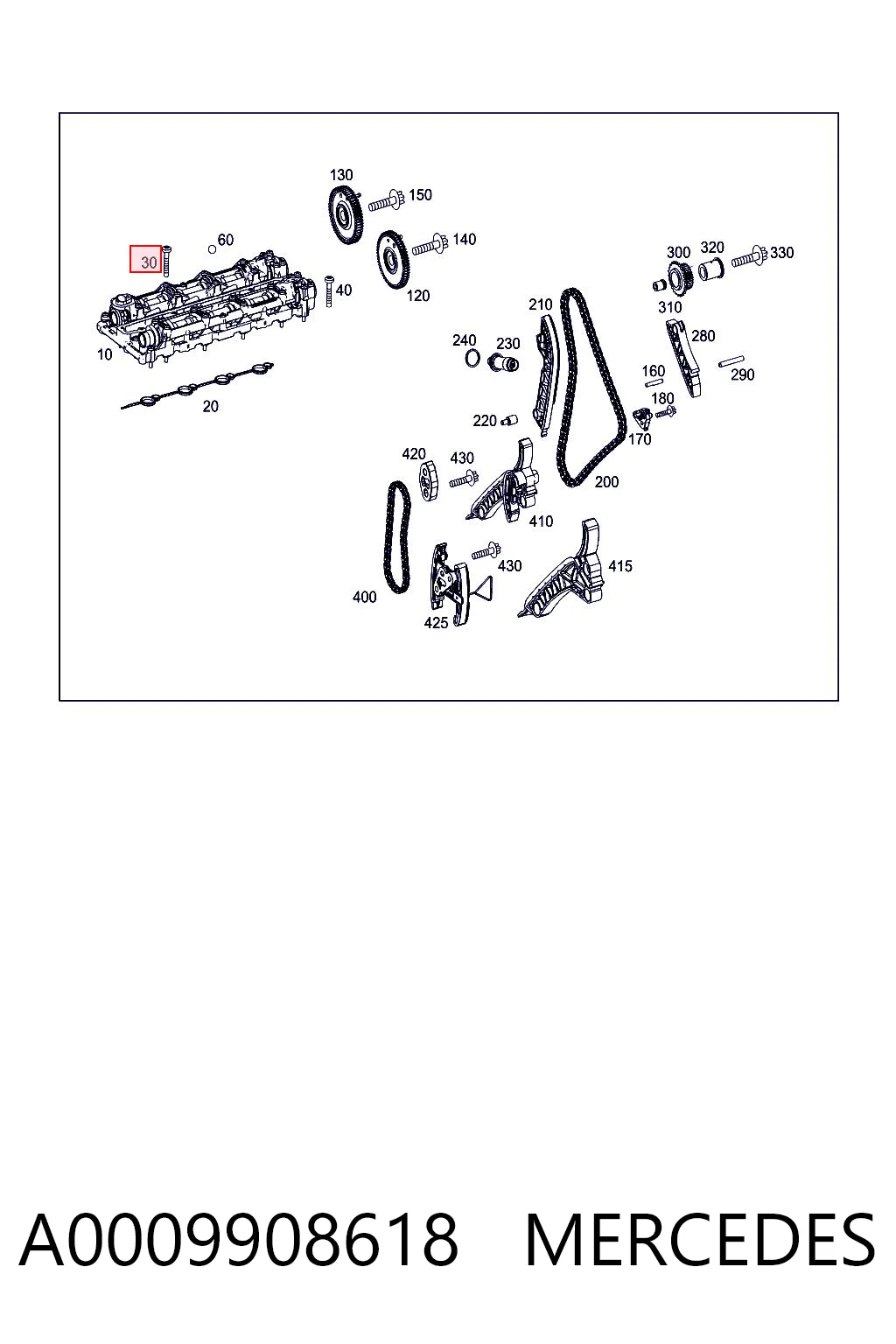 A0009908618 Mercedes
