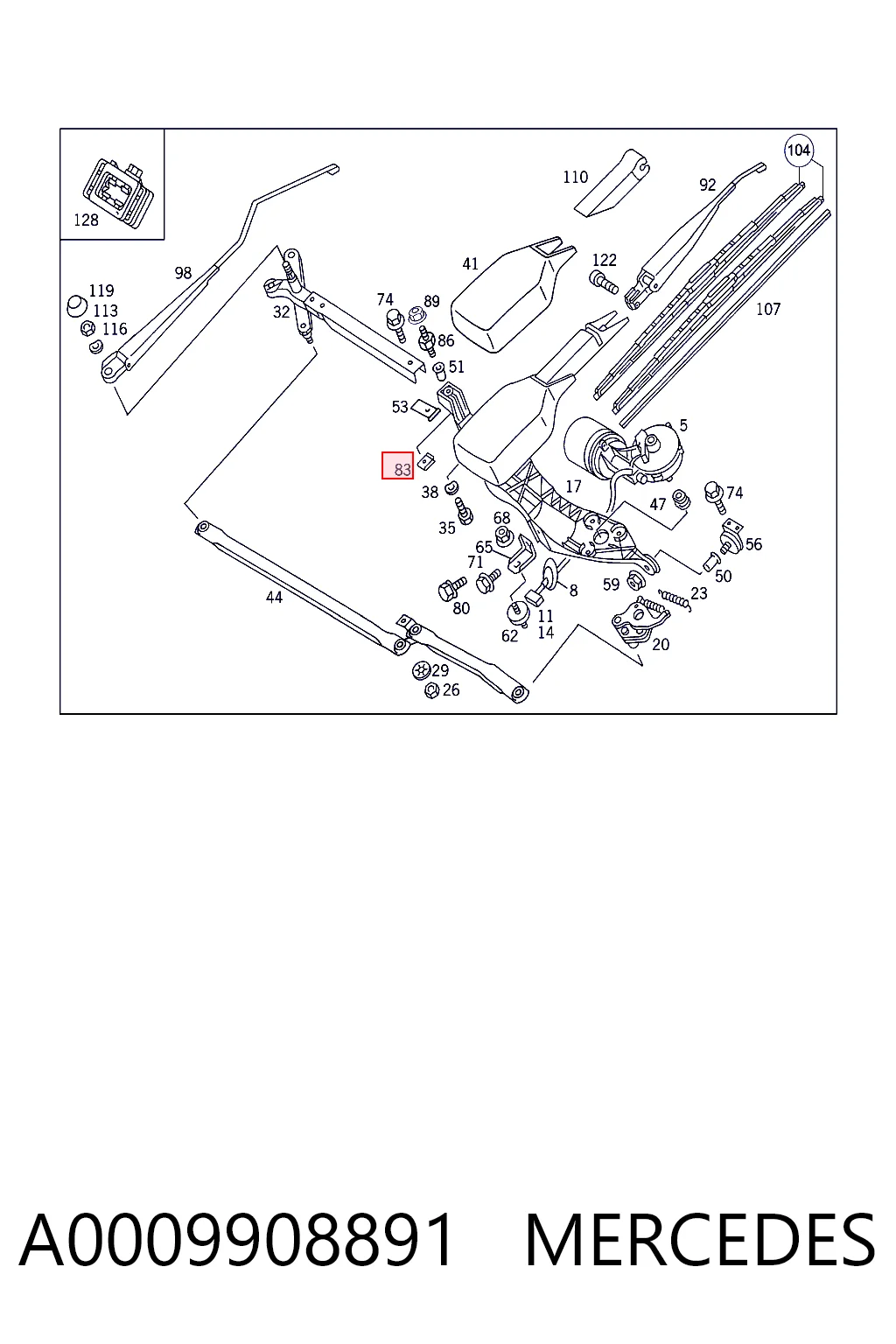 A0009908891 Mercedes