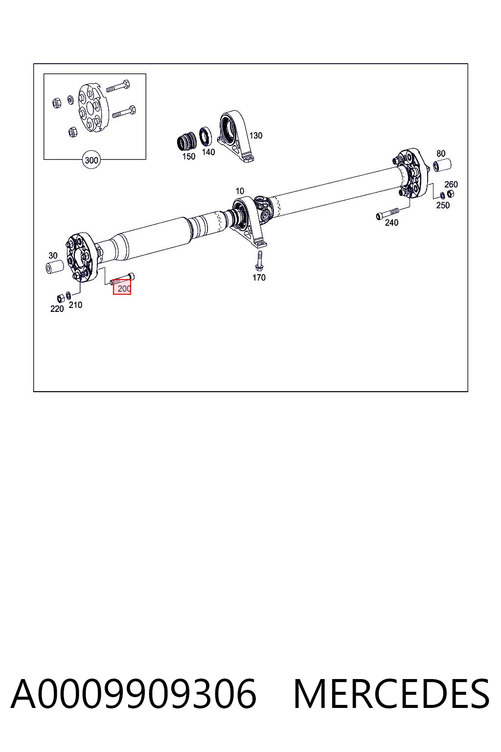 A0009909306 Mercedes