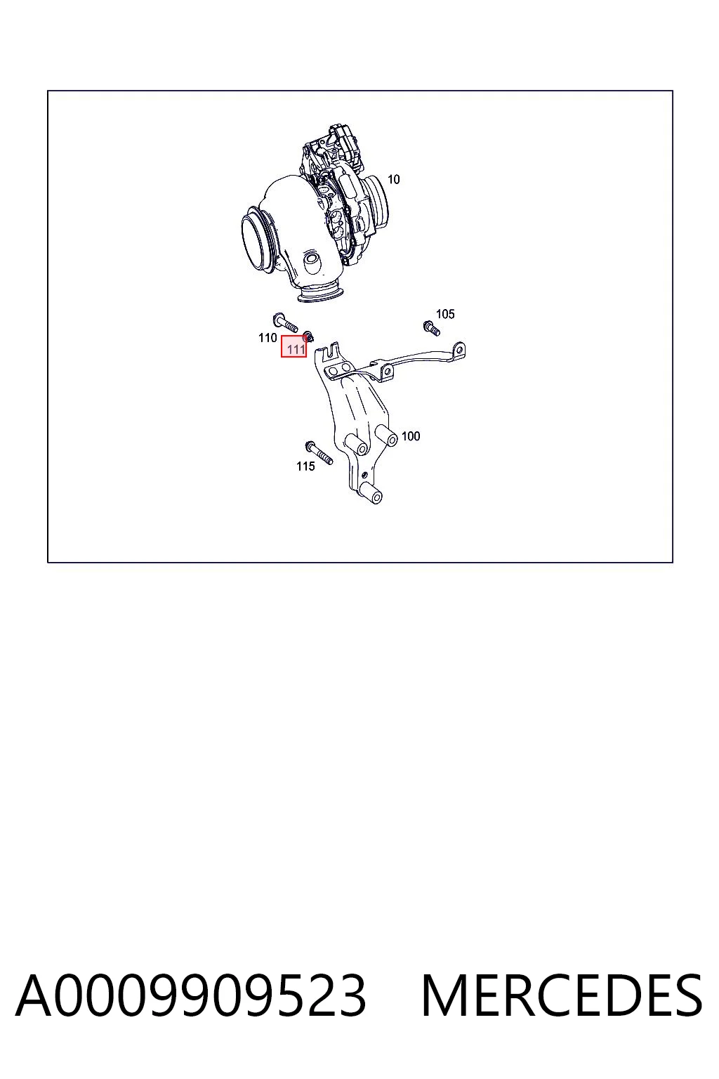 A0009909523 Mercedes