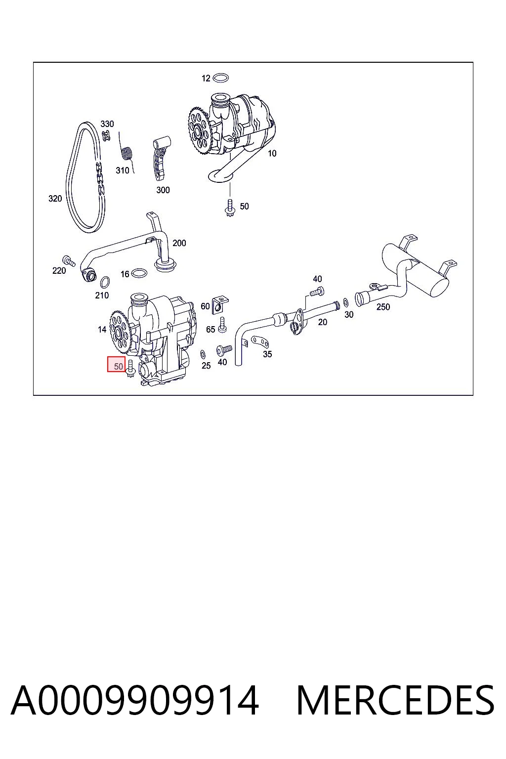 A0009909914 Mercedes