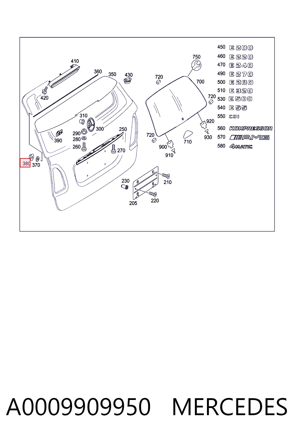 A0009909950 Mercedes