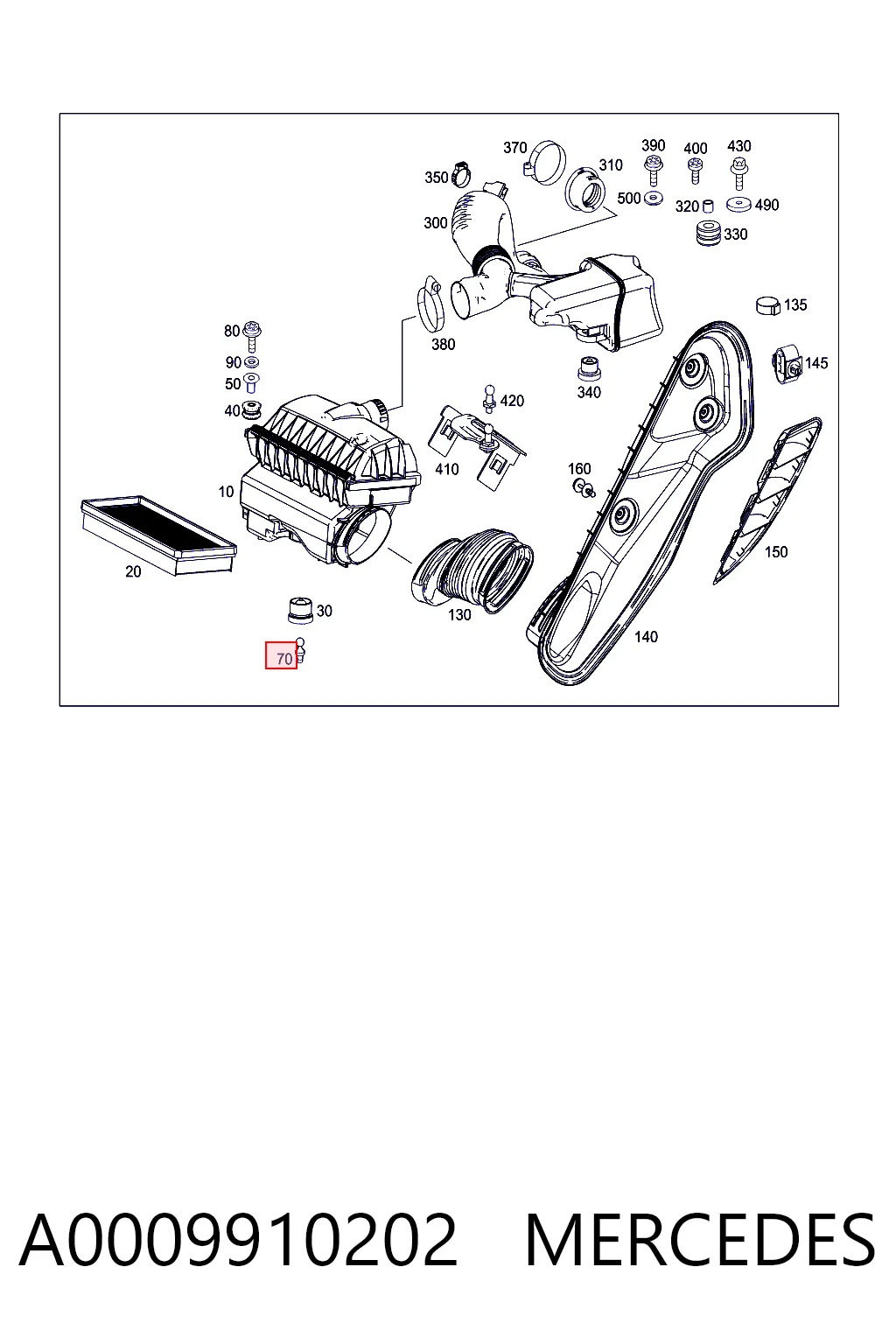 A0009910202 Mercedes
