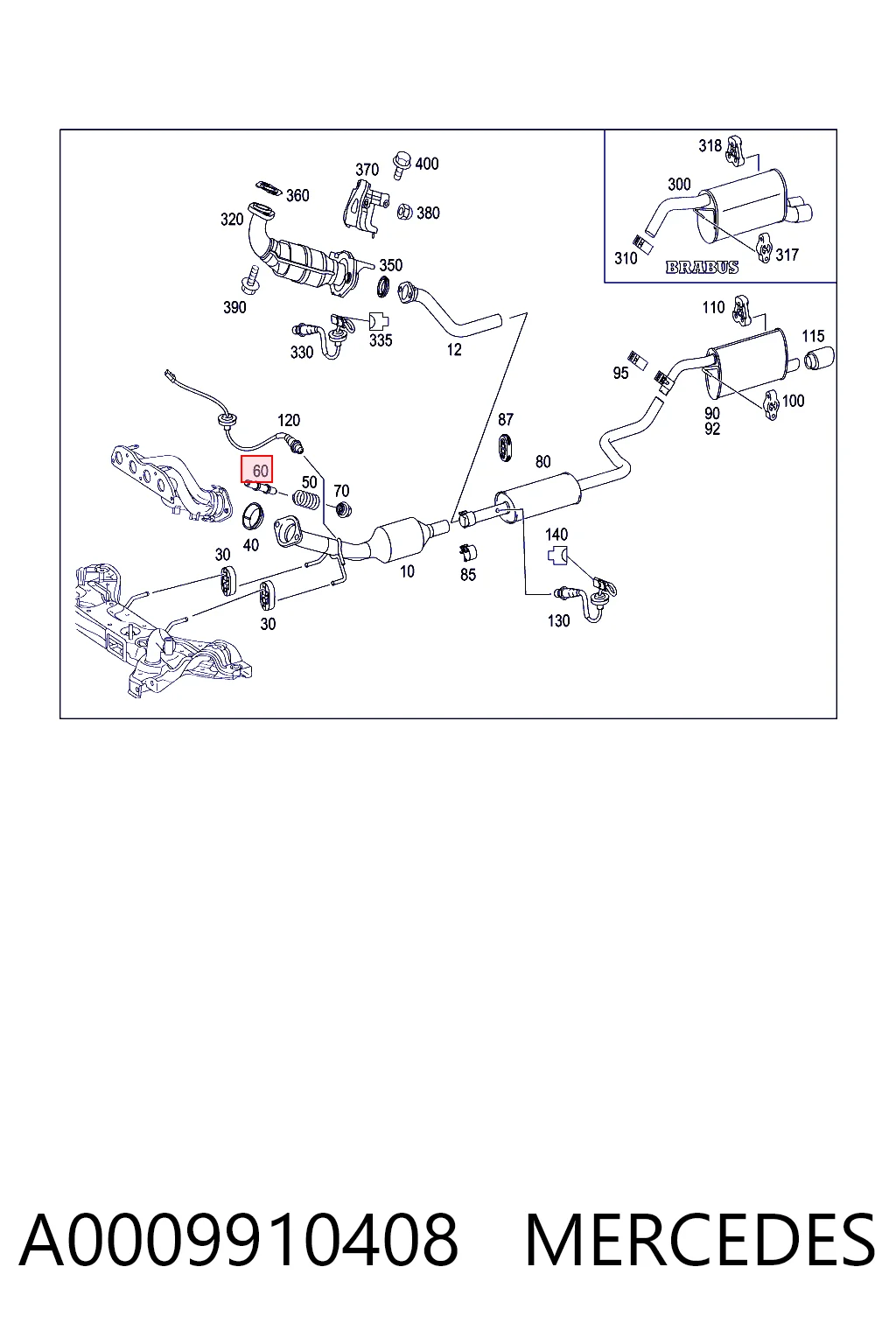A0009910408 Mercedes