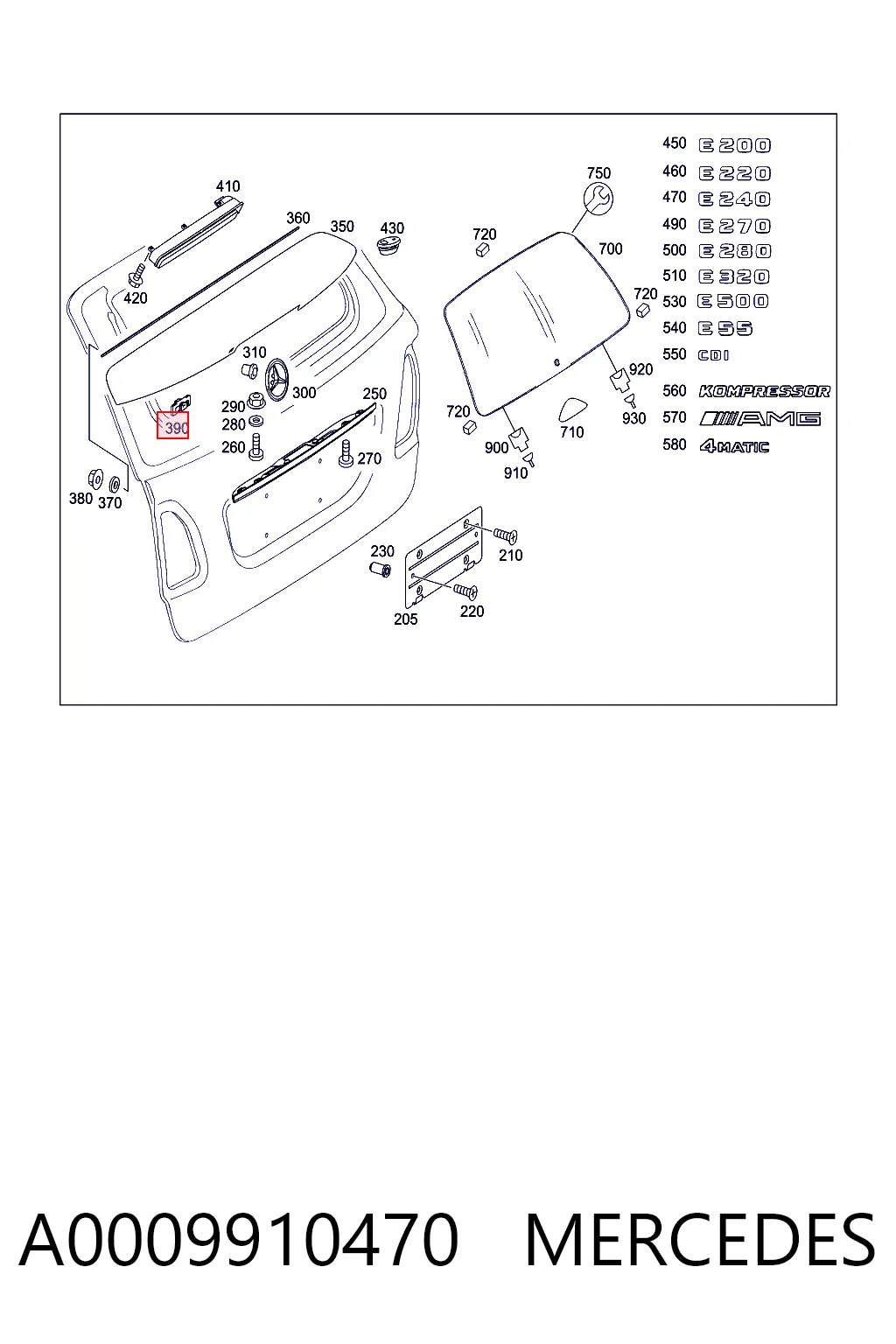 A0009910470 Mercedes