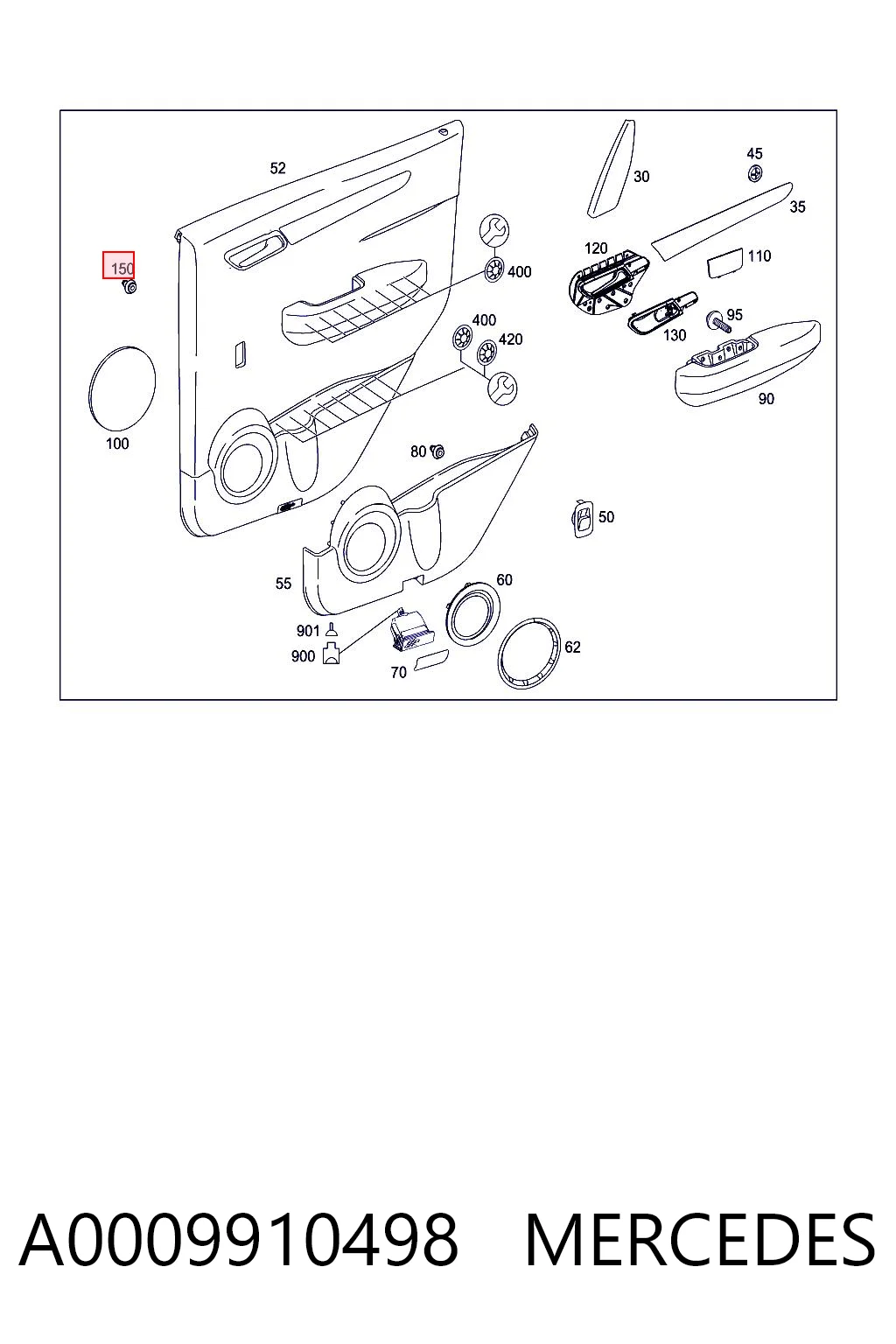 A0009910498 Mercedes