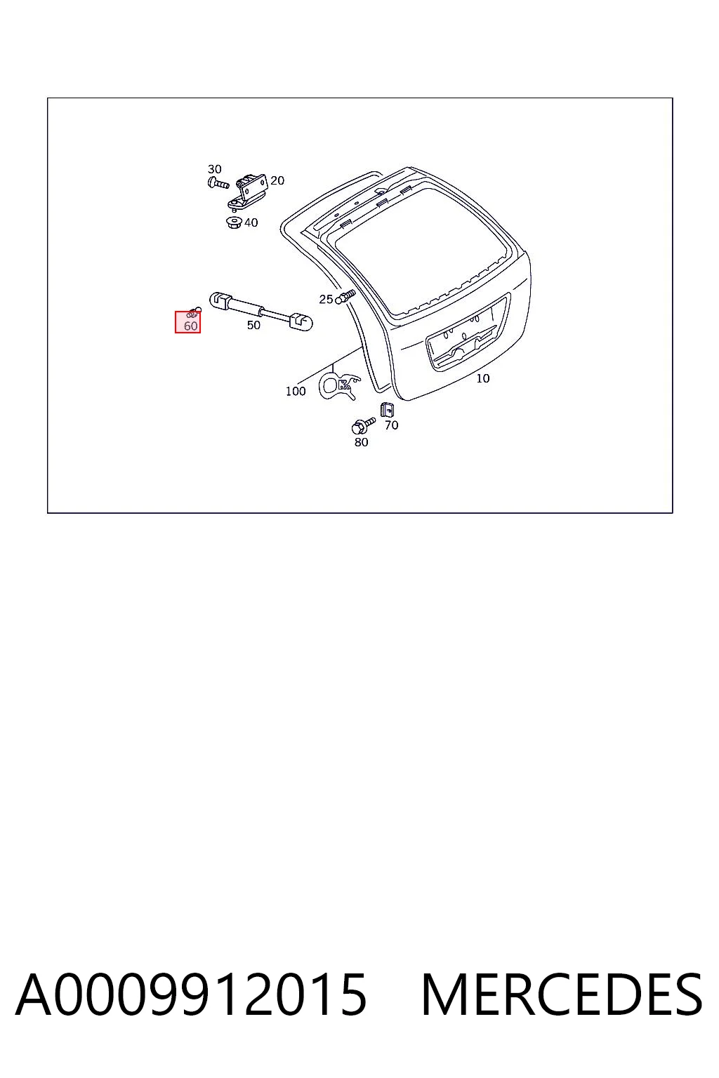 A0009912015 Mercedes