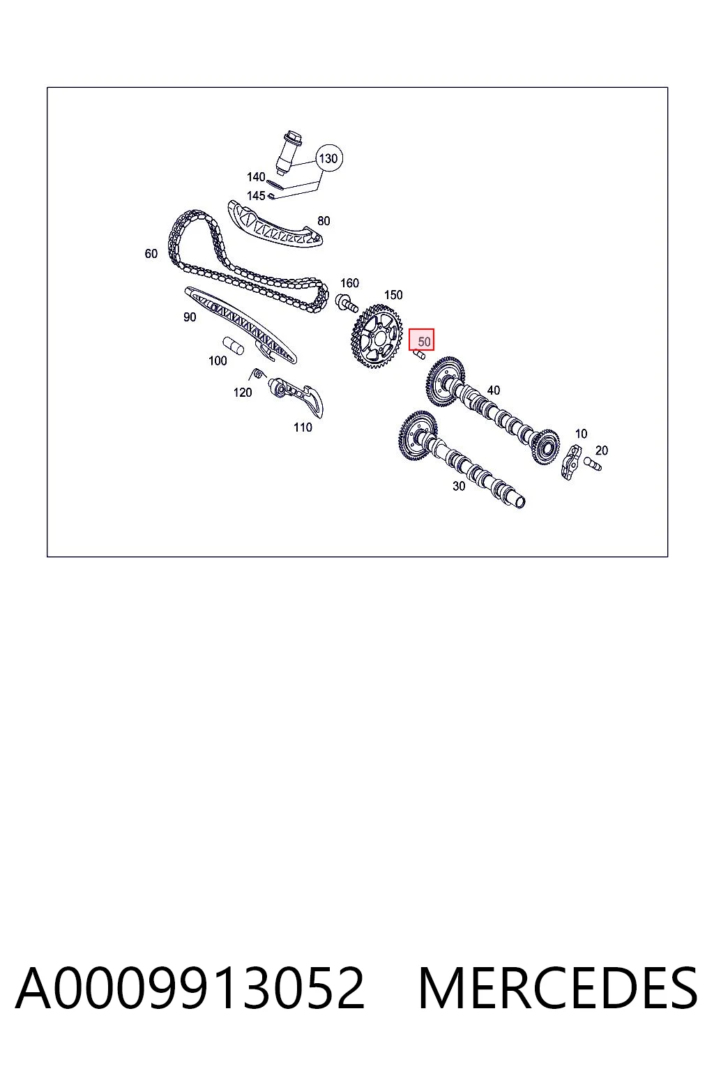 A0009913052 Mercedes