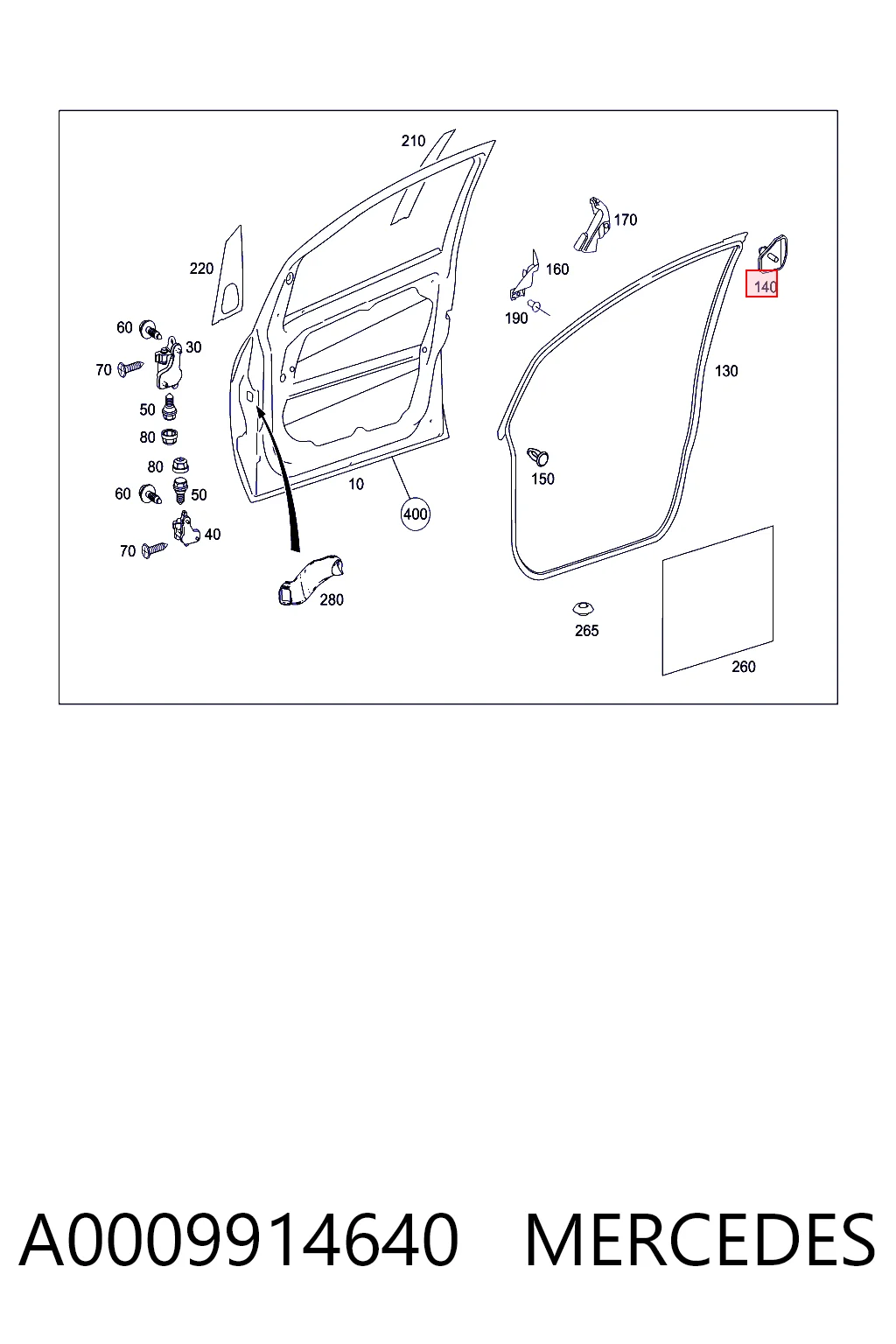 A0009914640 Mercedes