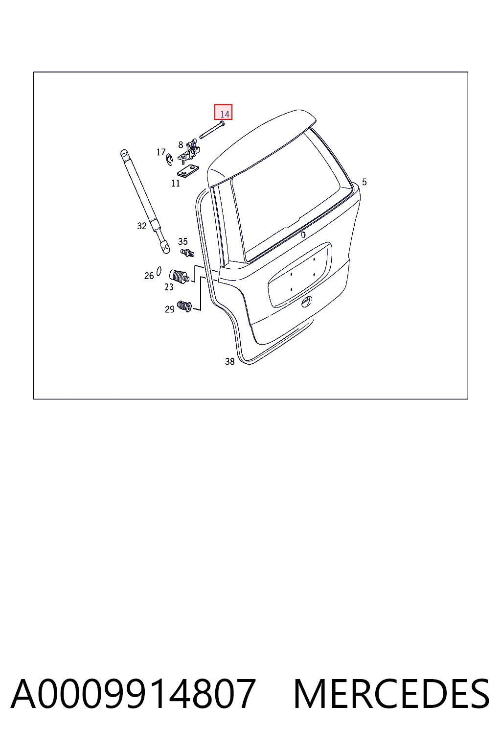 A0009914807 Mercedes