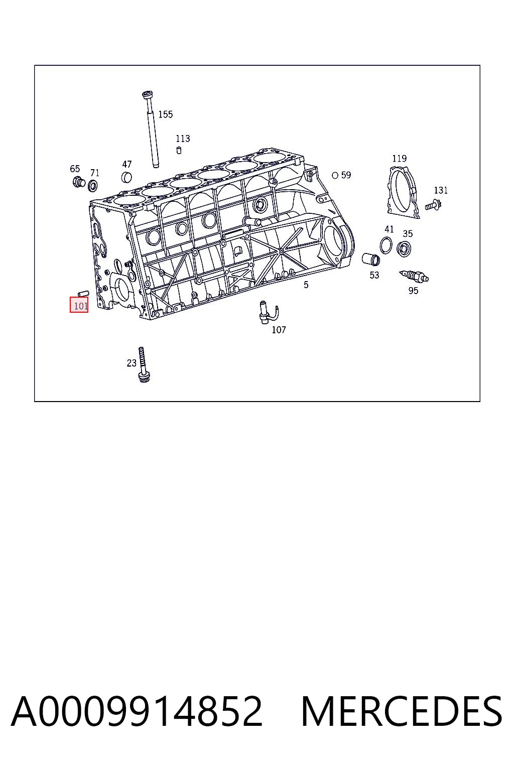A0009914852 Mercedes