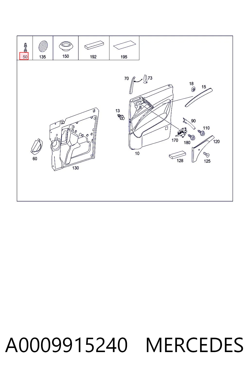 A0009915240 Mercedes