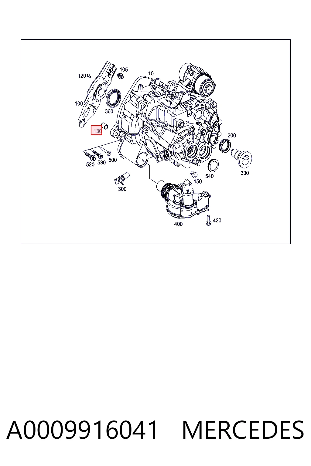 A0009916041 Mercedes