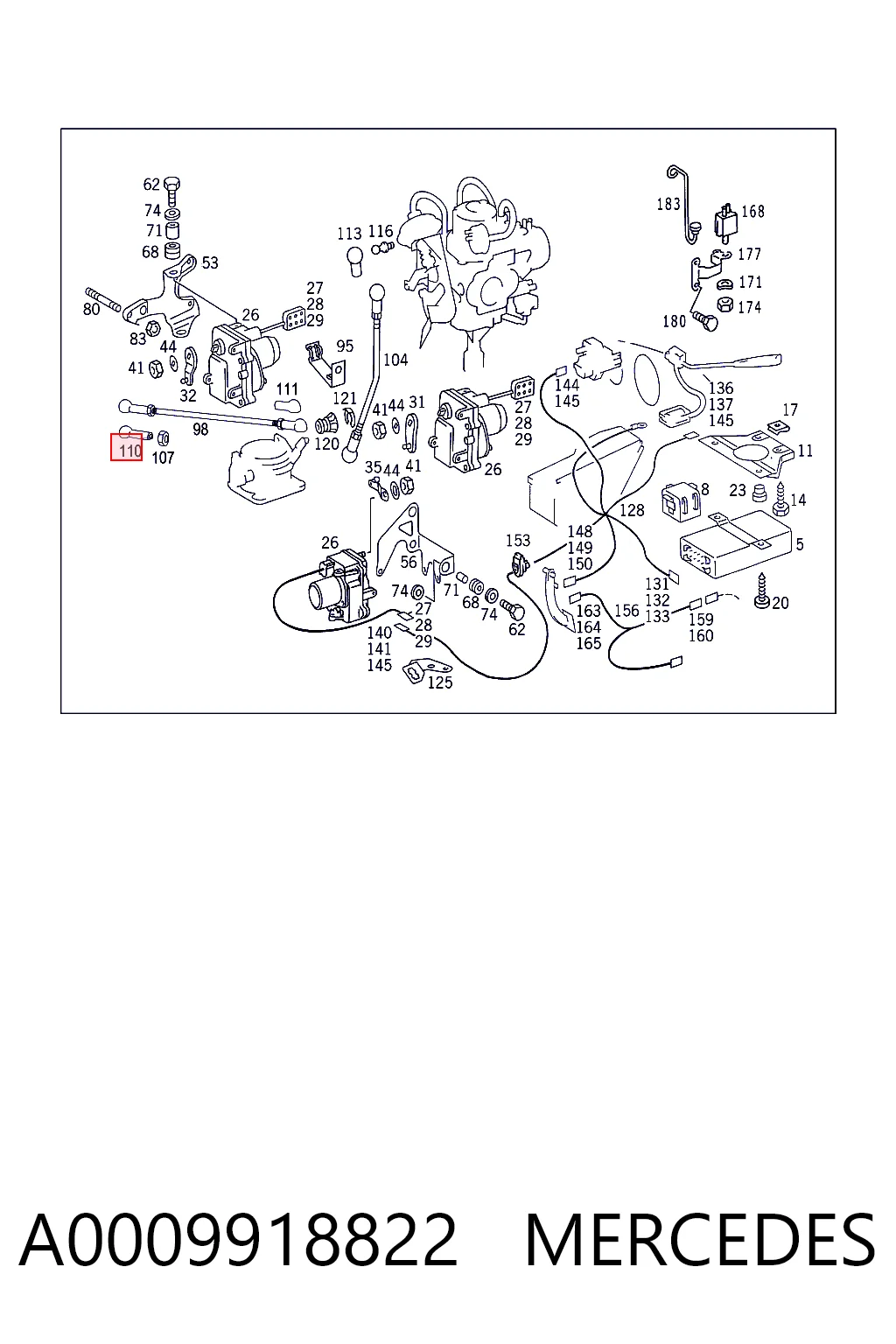 A0009918822 Mercedes