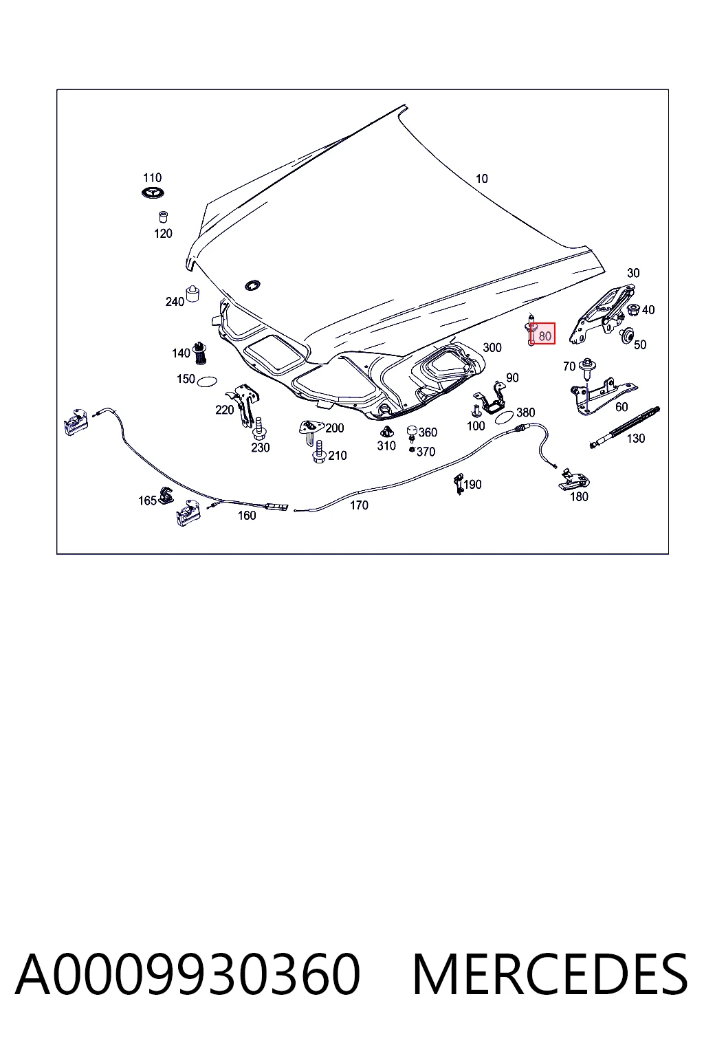 A0009930360 Mercedes