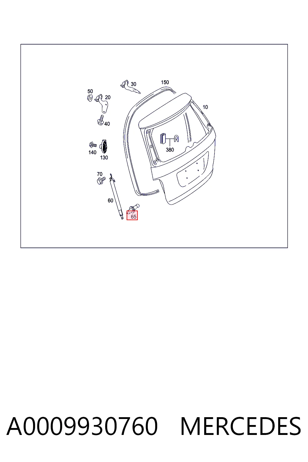 A0009930760 Mercedes