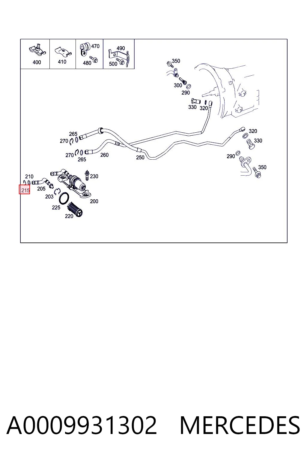 A0009931302 Mercedes