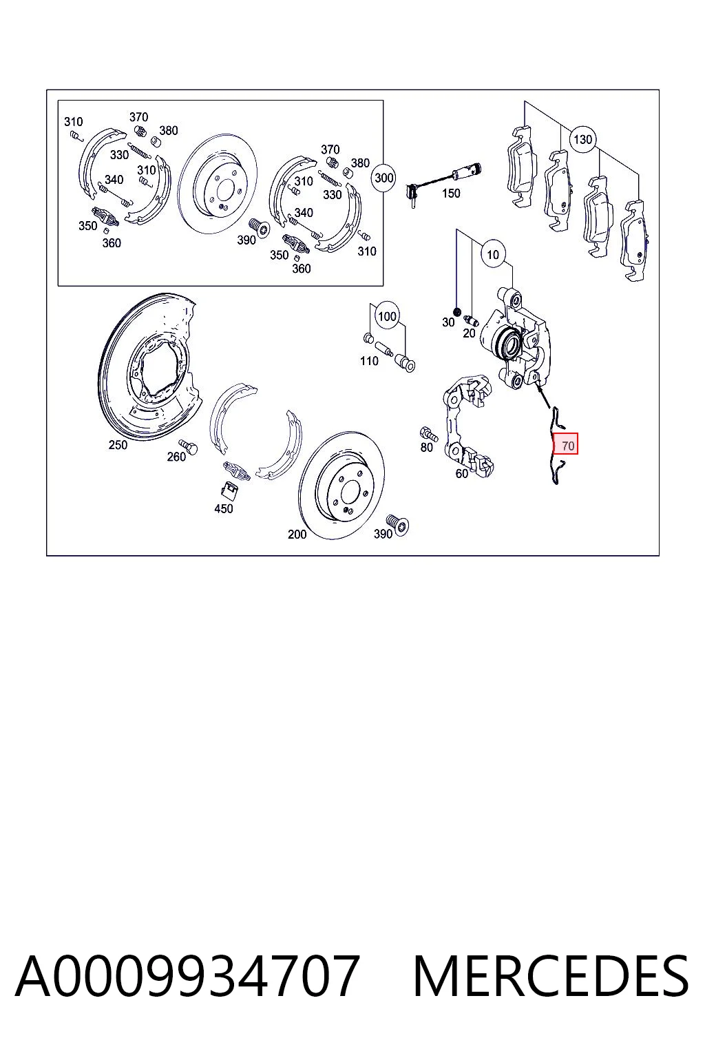 A0009934707 Mercedes