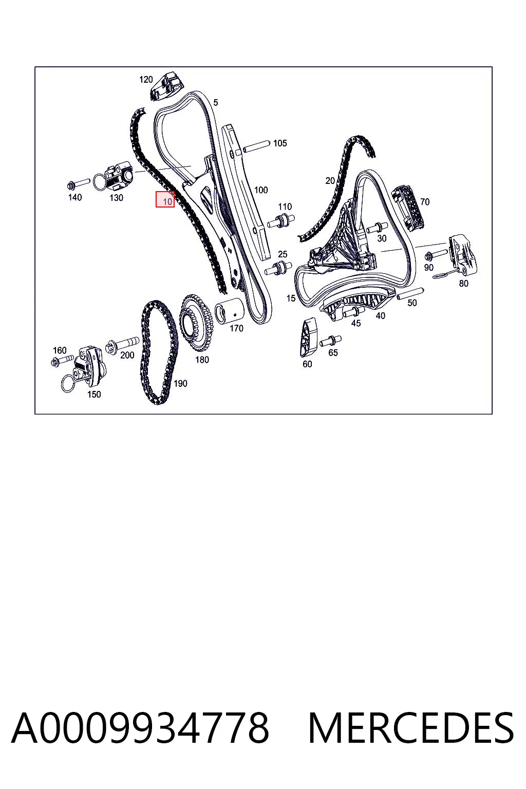 A0009934778 Mercedes