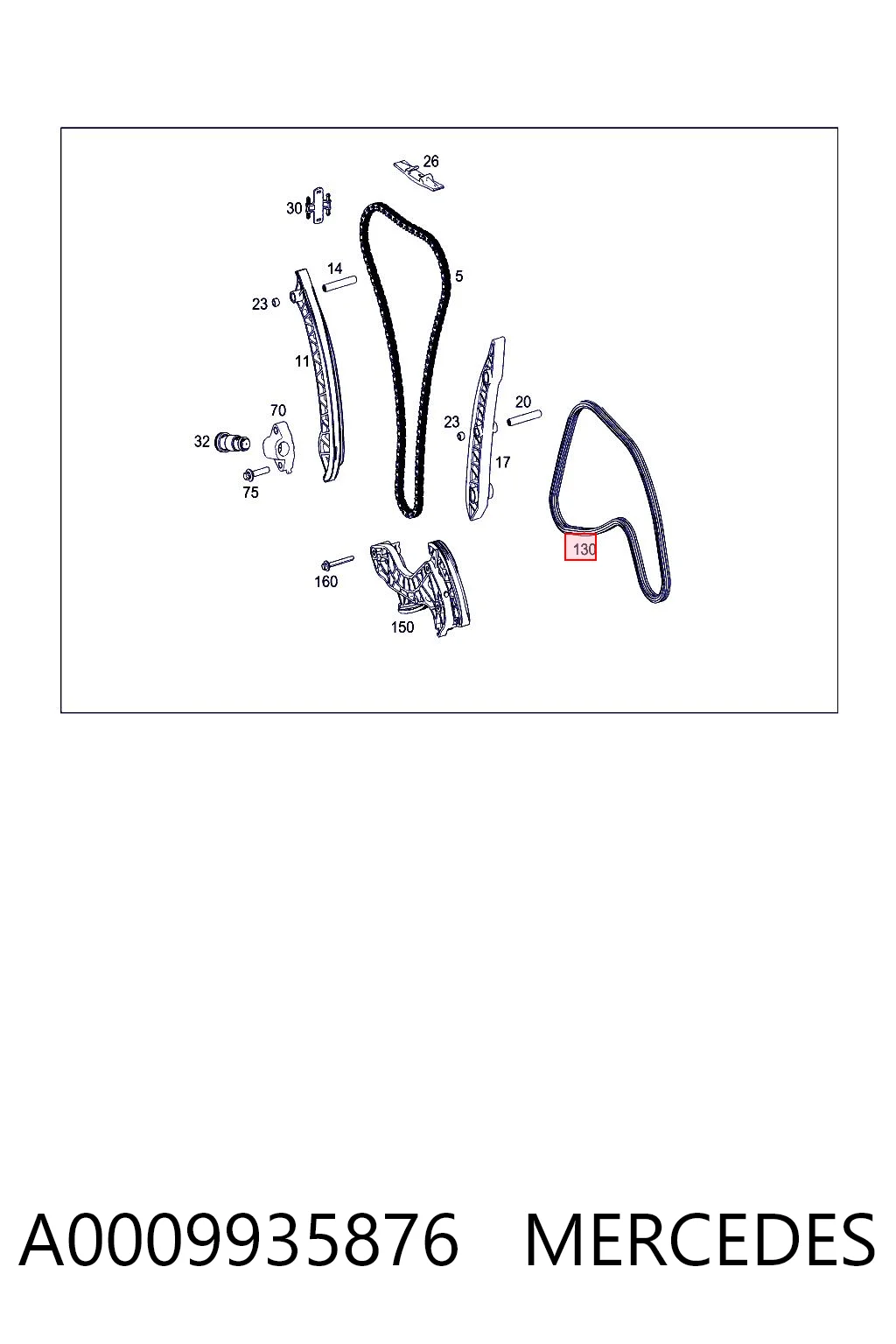 A0009935876 Mercedes
