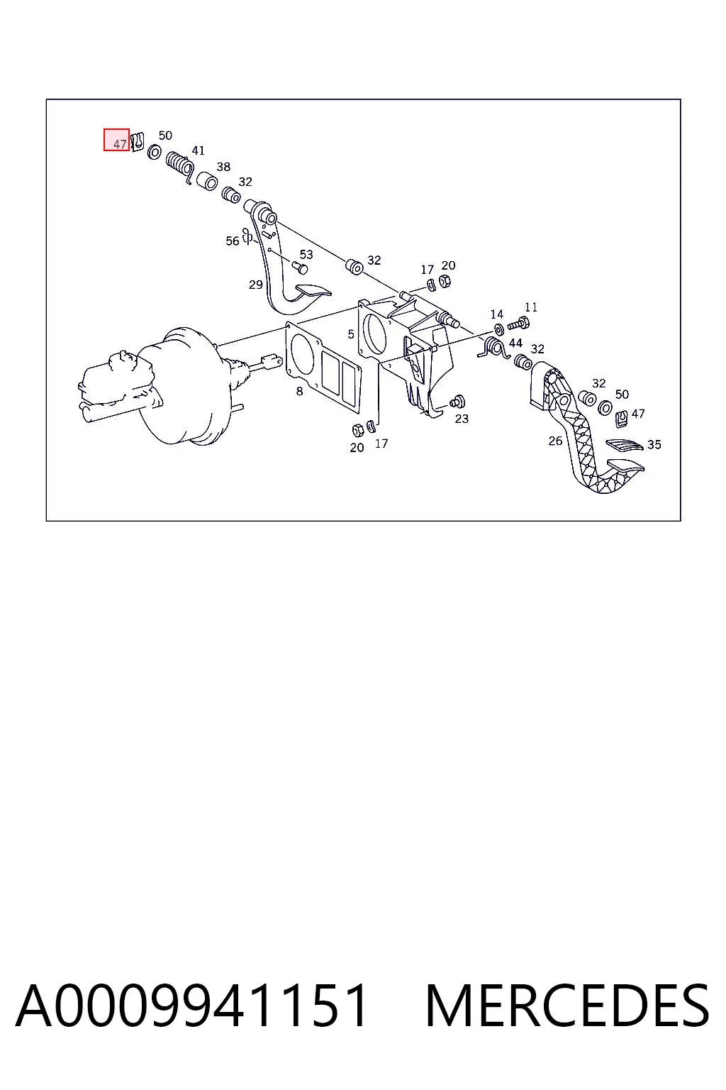 A0009941151 Mercedes