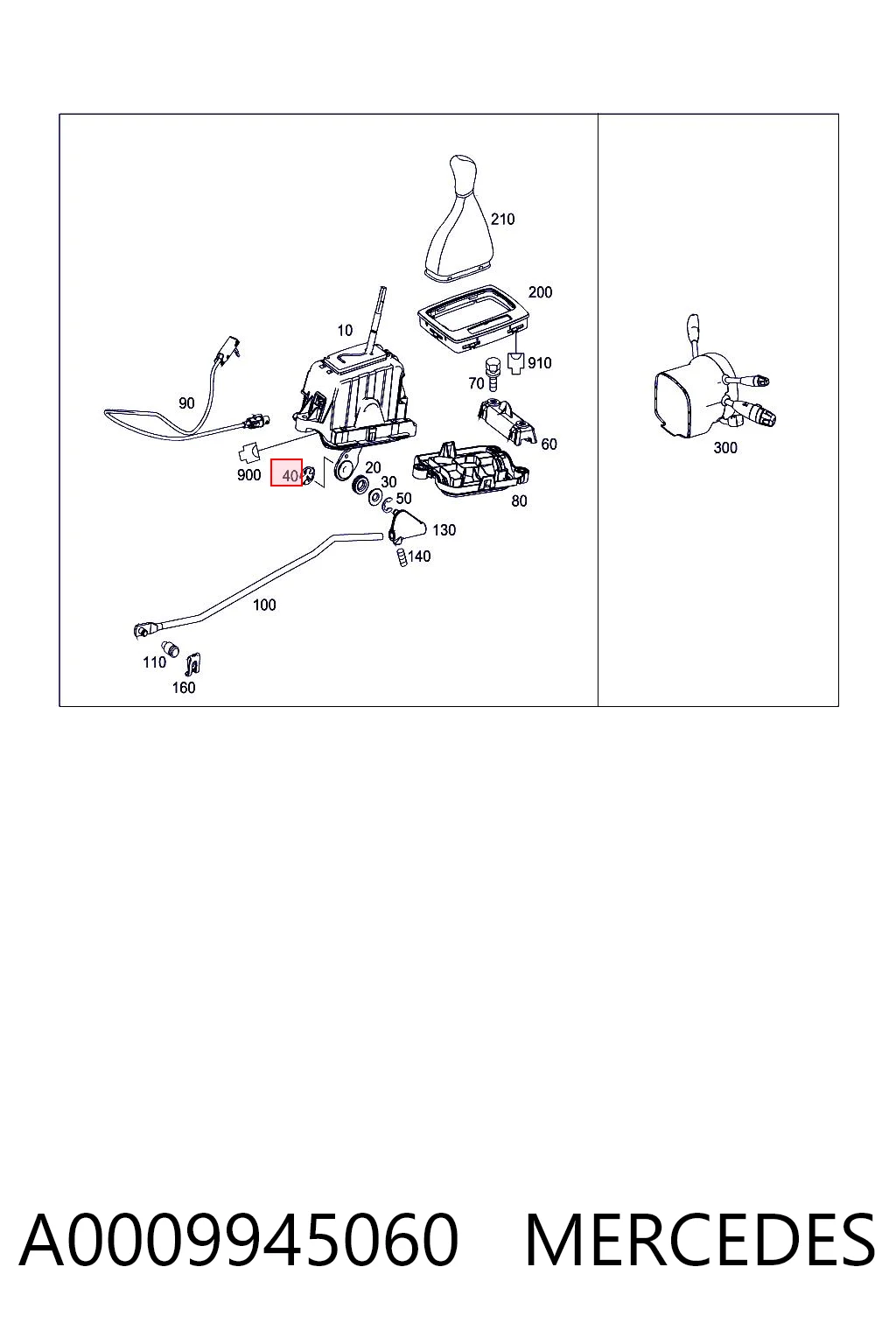 A0009945060 Mercedes