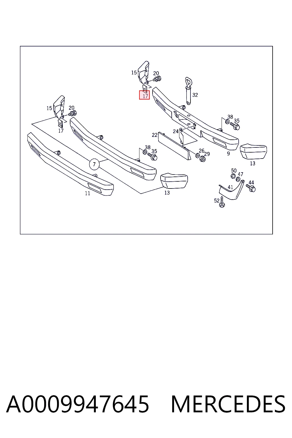 A0009947645 Mercedes