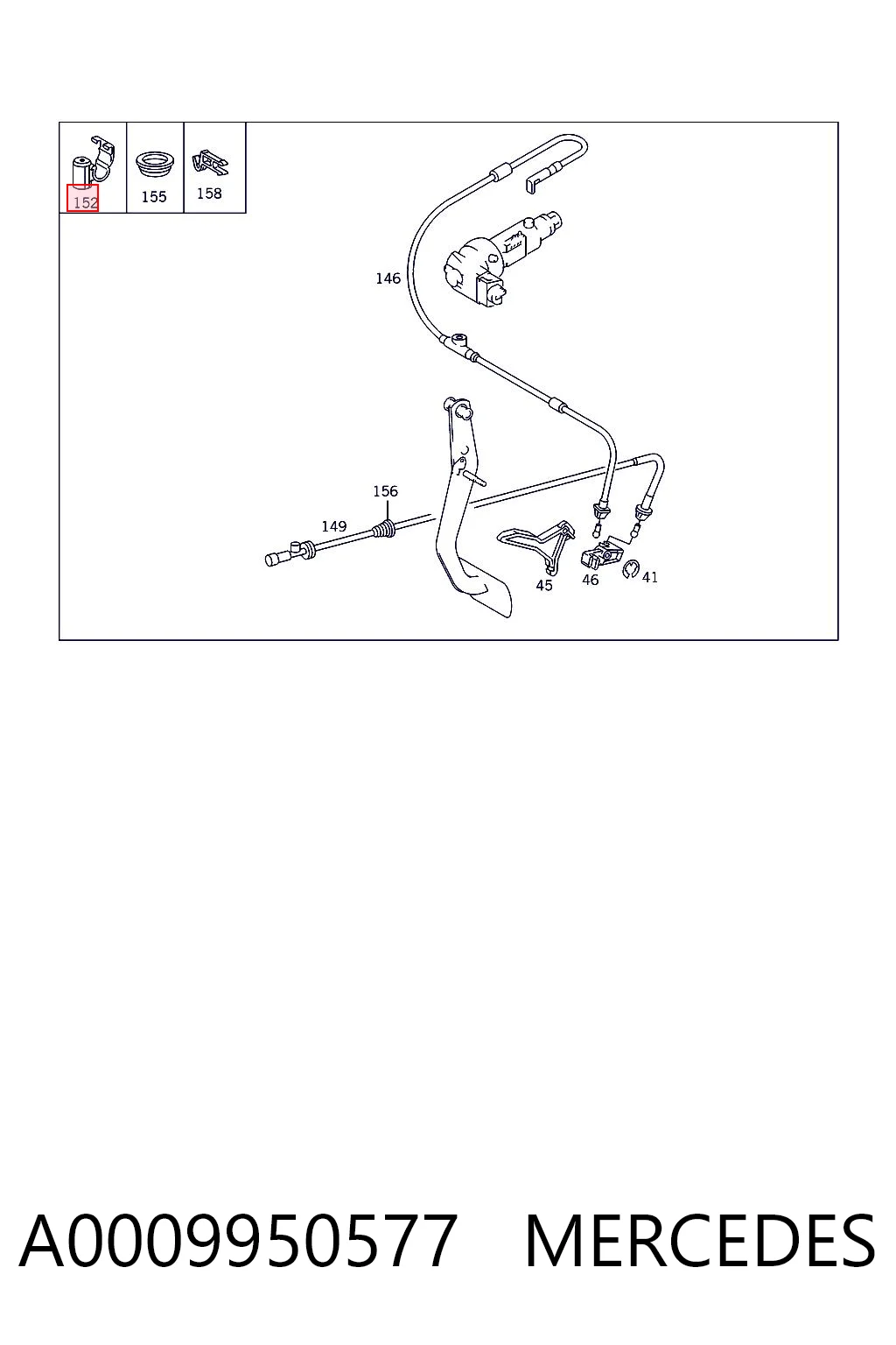 A0009950577 Mercedes