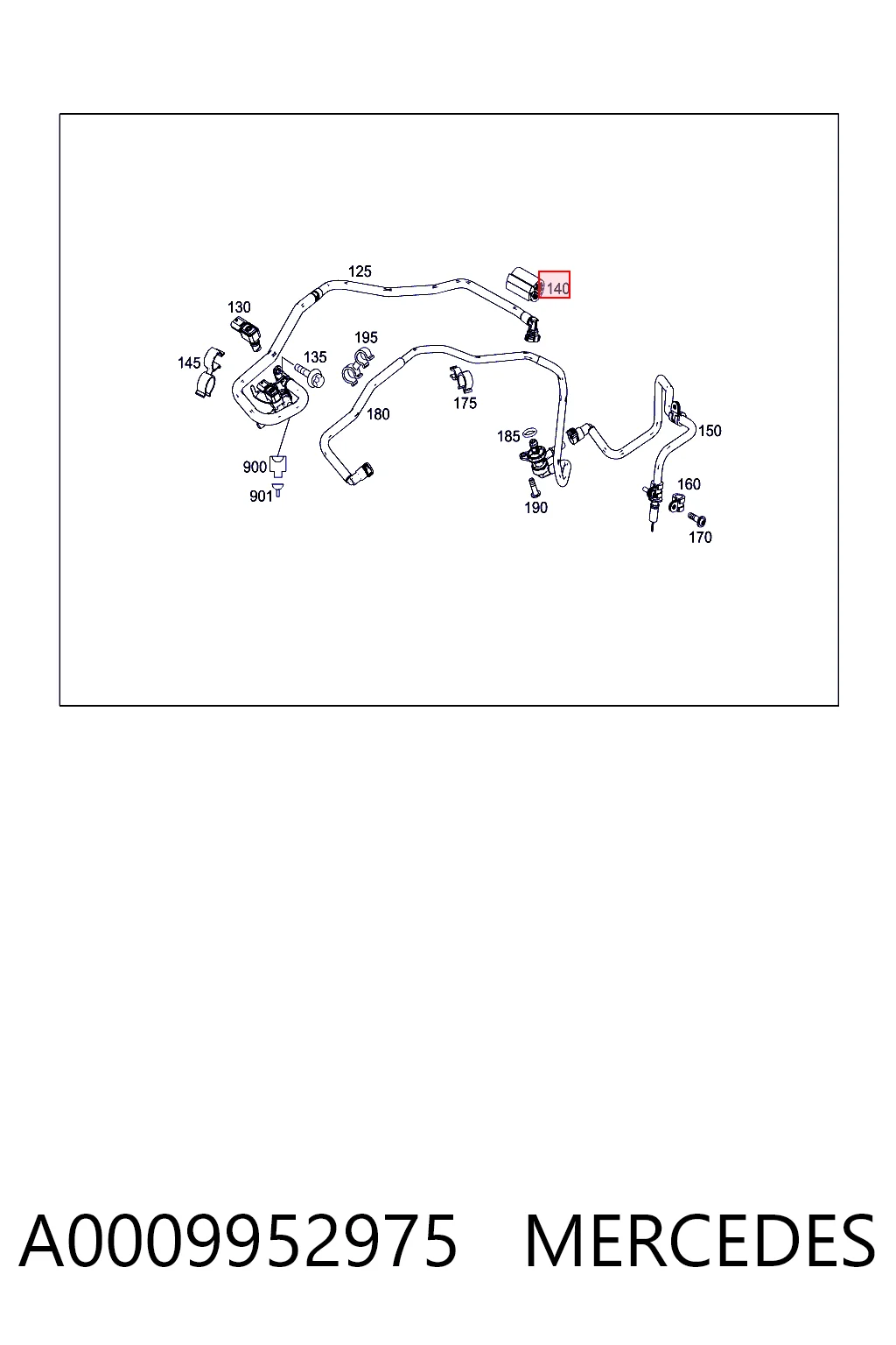 A0009952975 Mercedes