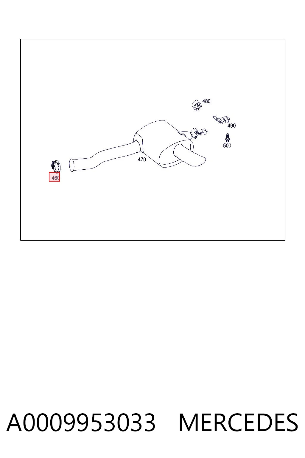 A0009953033 Mercedes