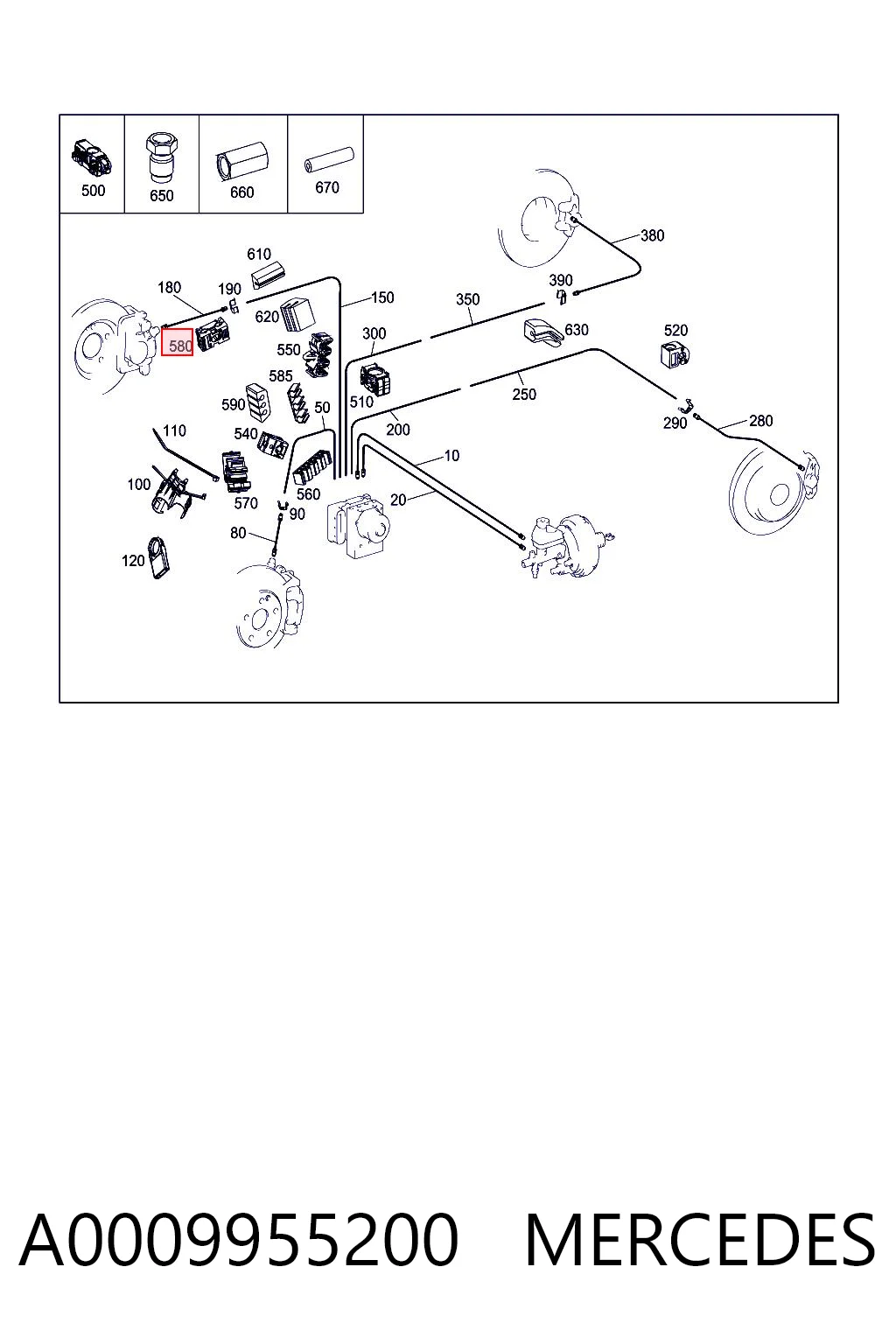 A0009955200 Mercedes