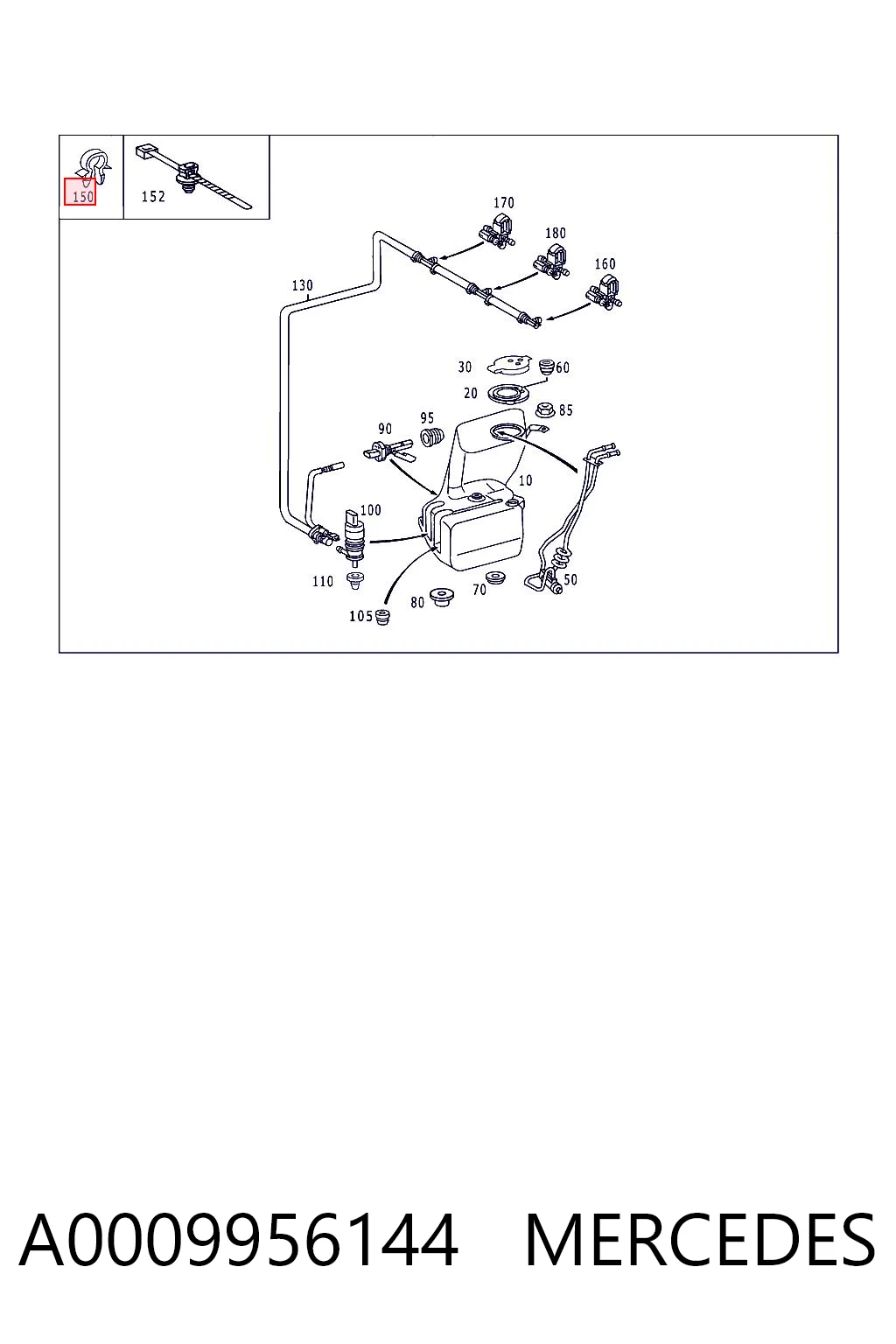 A0009956144 Mercedes