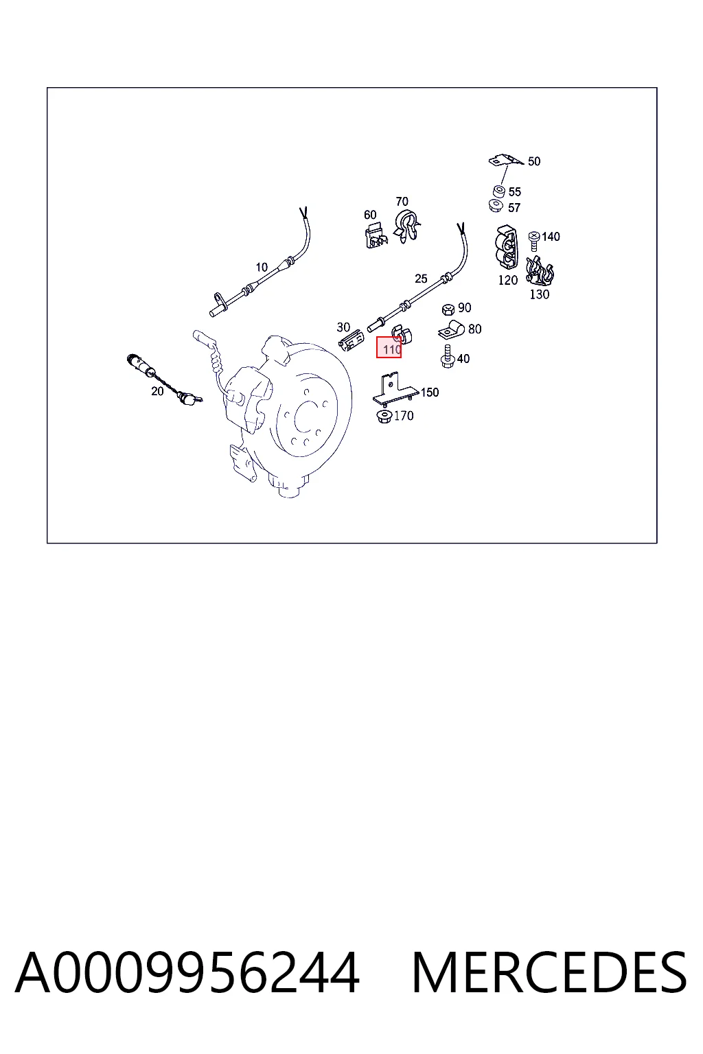 A0009956244 Mercedes