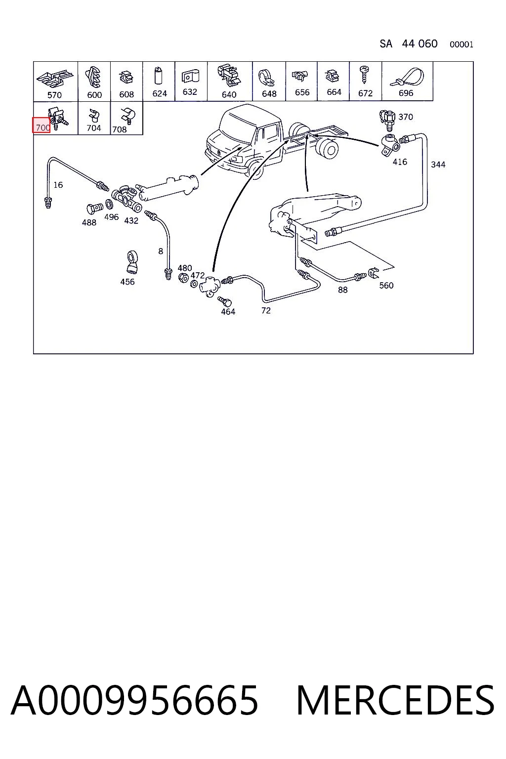A0009956665 Mercedes