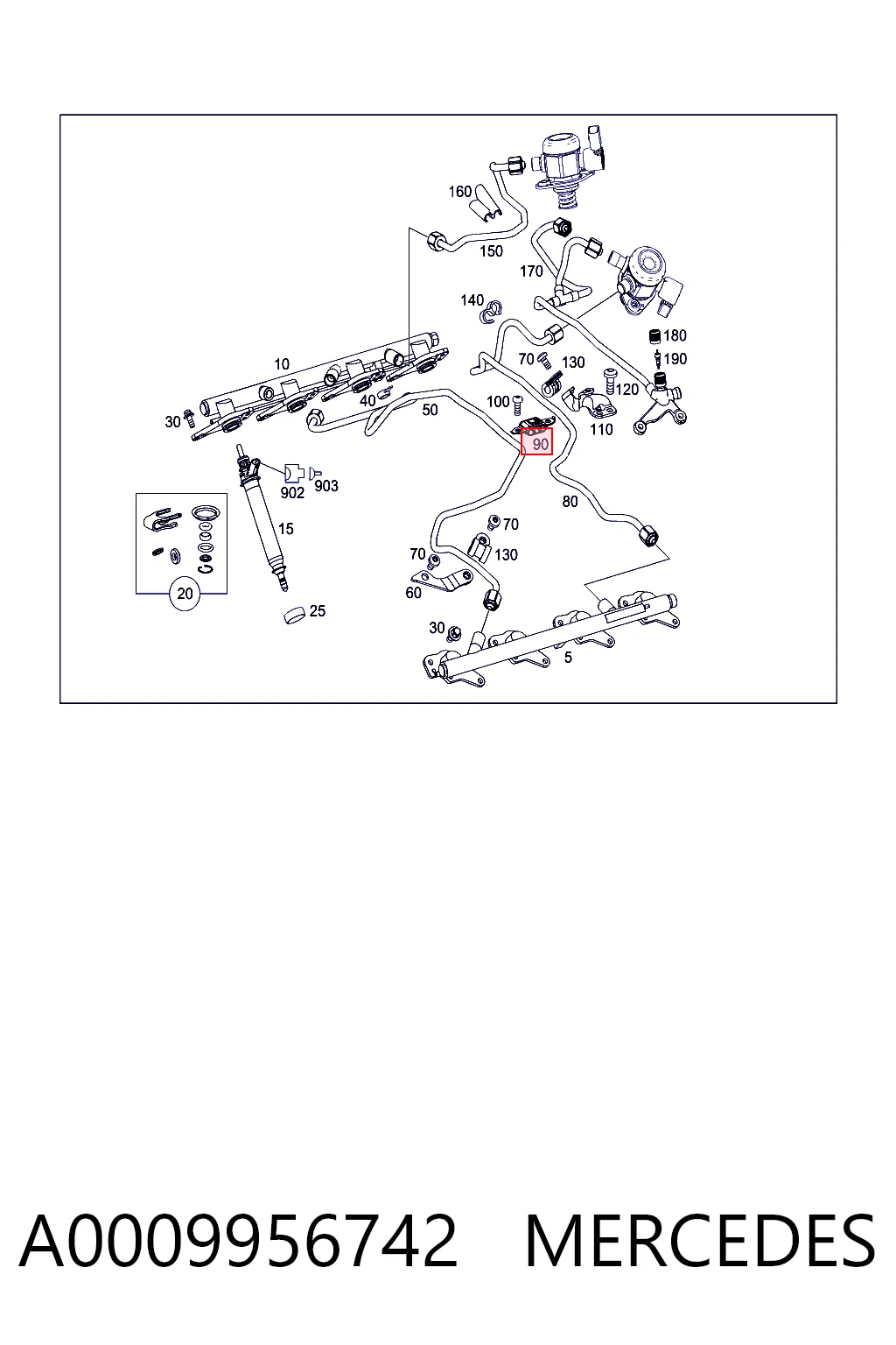 A0009956742 Mercedes