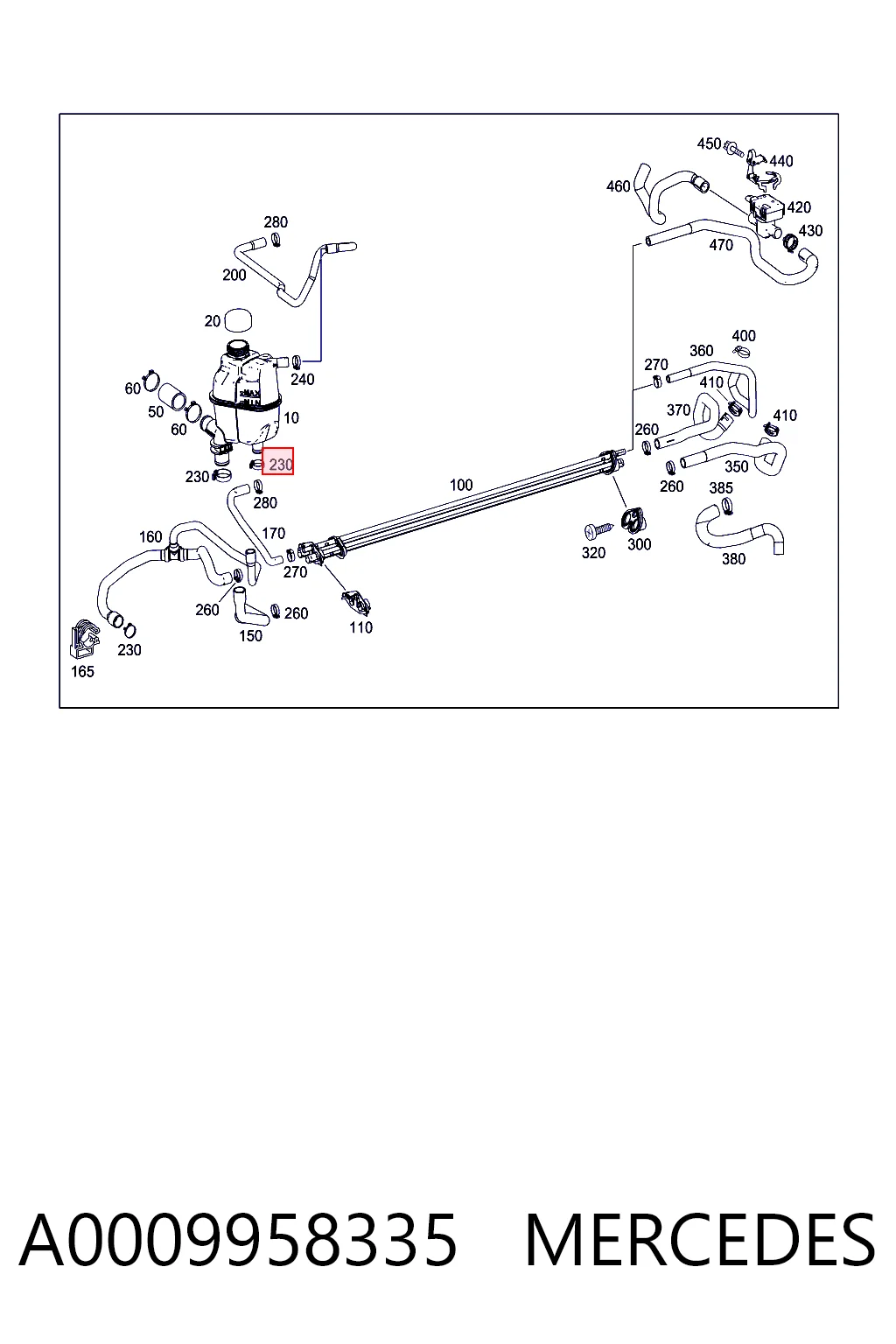 A0009958335 Mercedes