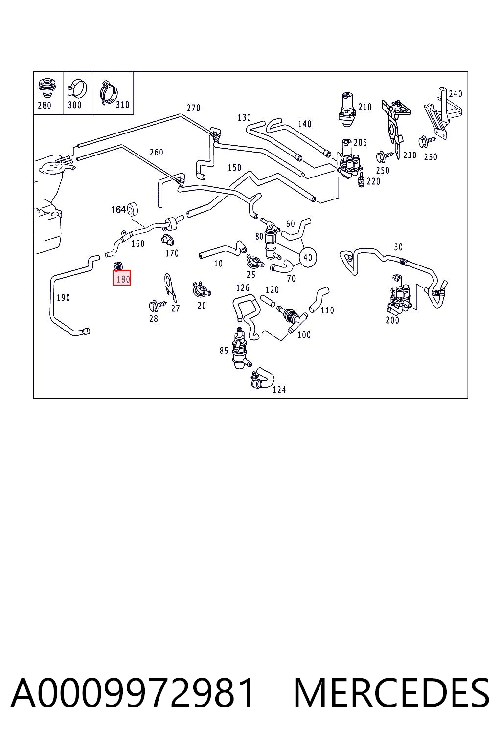 A0009972981 Mercedes