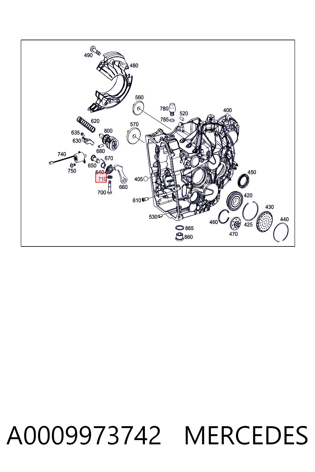 A0009973742 Mercedes
