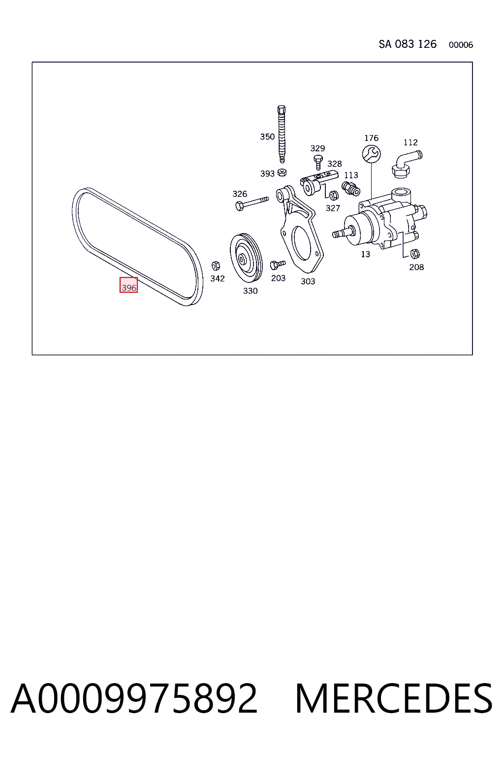 A0009975892 Mercedes