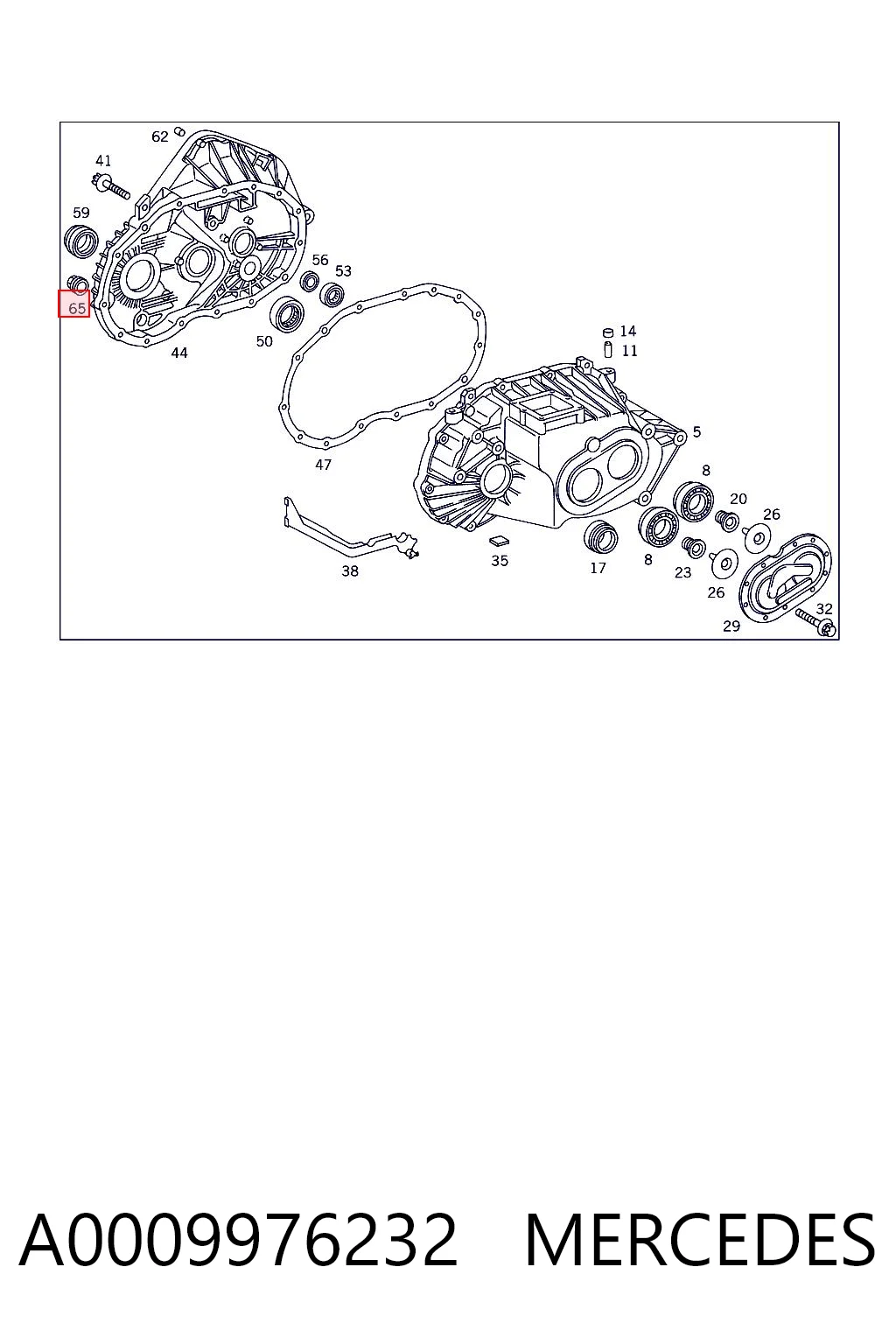 A0009976232 Mercedes