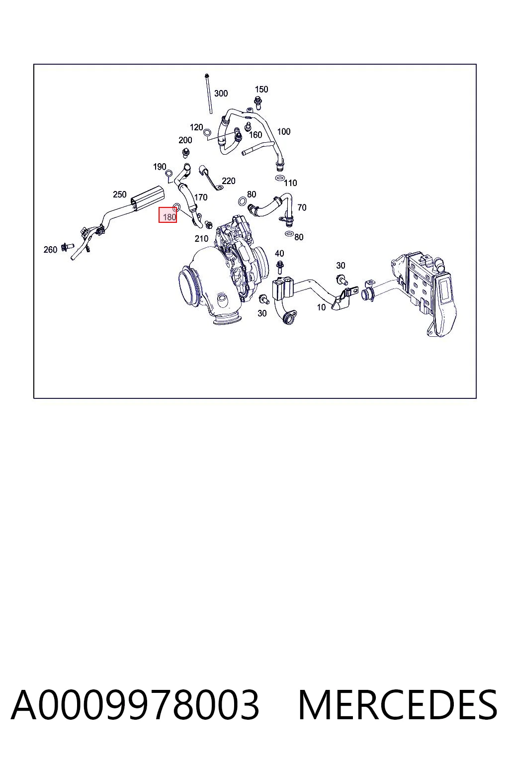 A0009978003 Mercedes