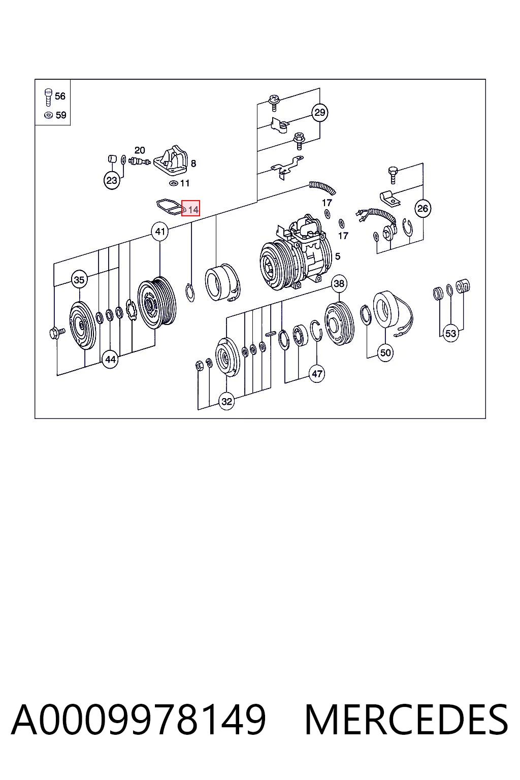 A0009978149 Mercedes