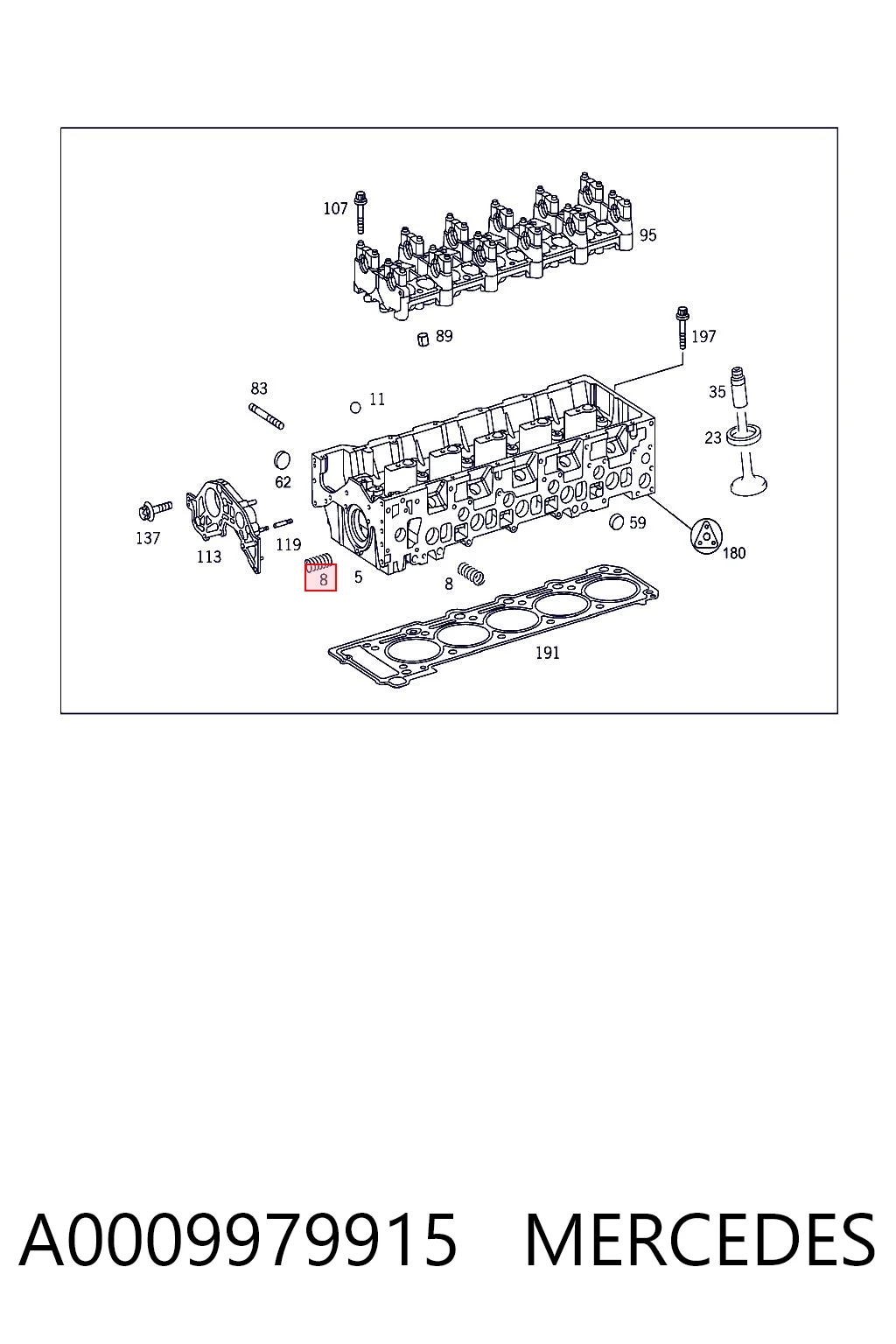 A0009979915 Mercedes