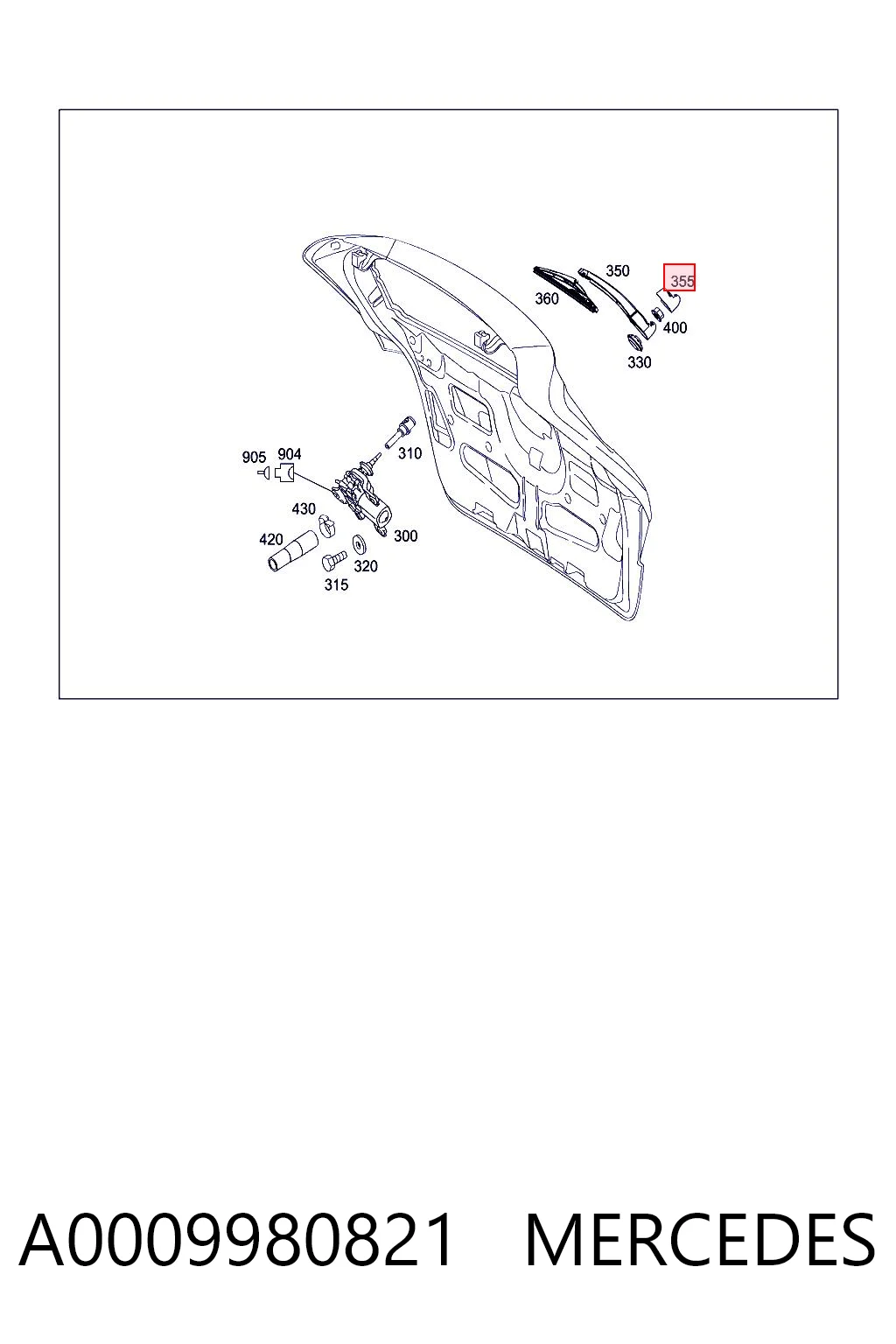 A0009980821 Mercedes