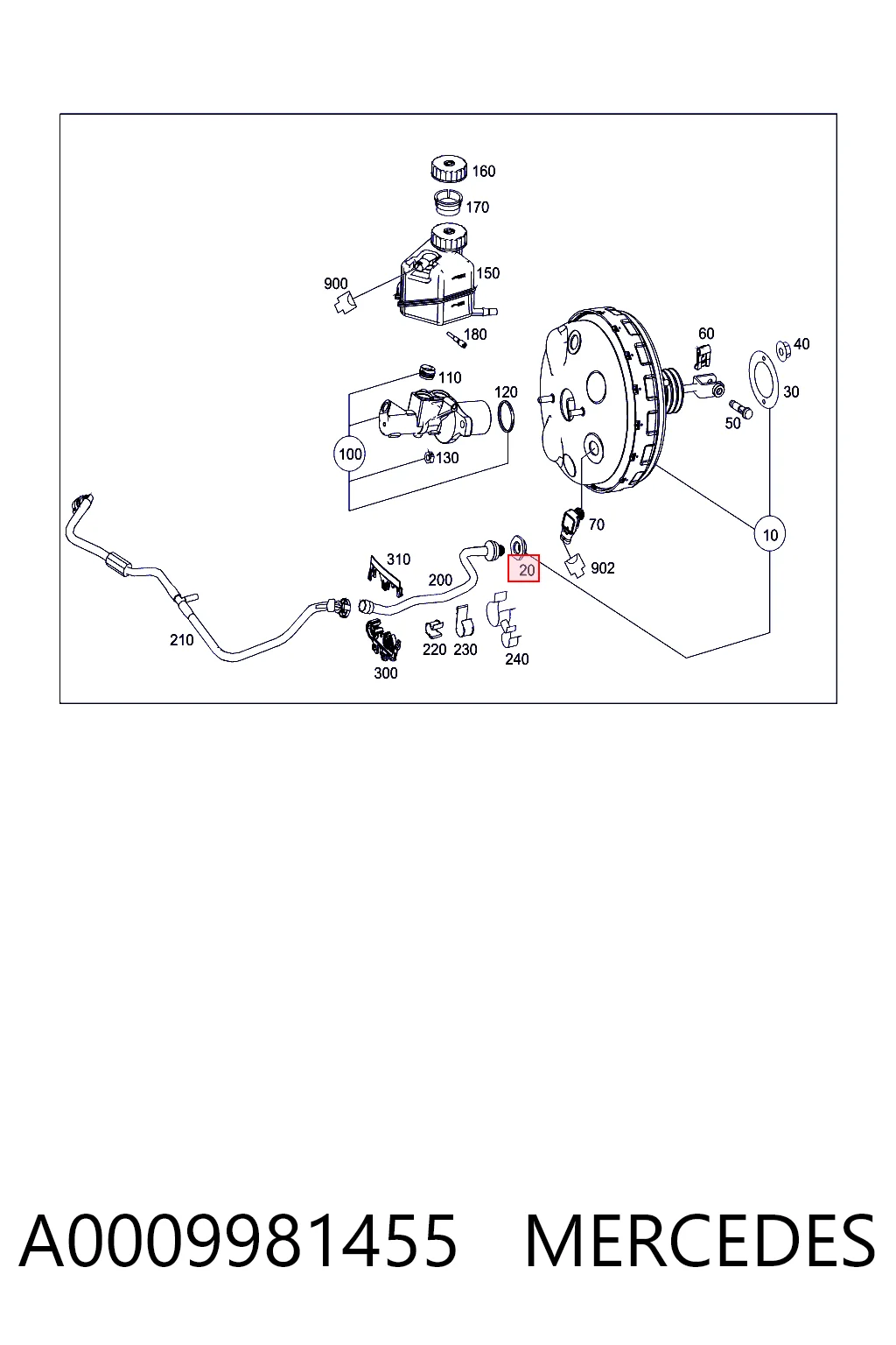A0009981455 Mercedes
