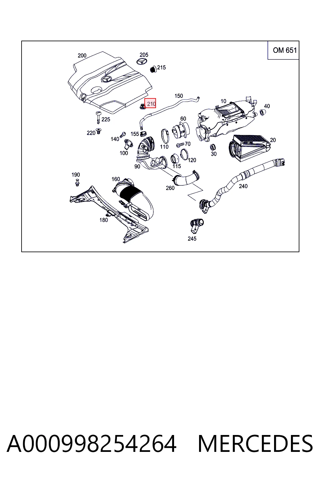 A000998254264 Mercedes
