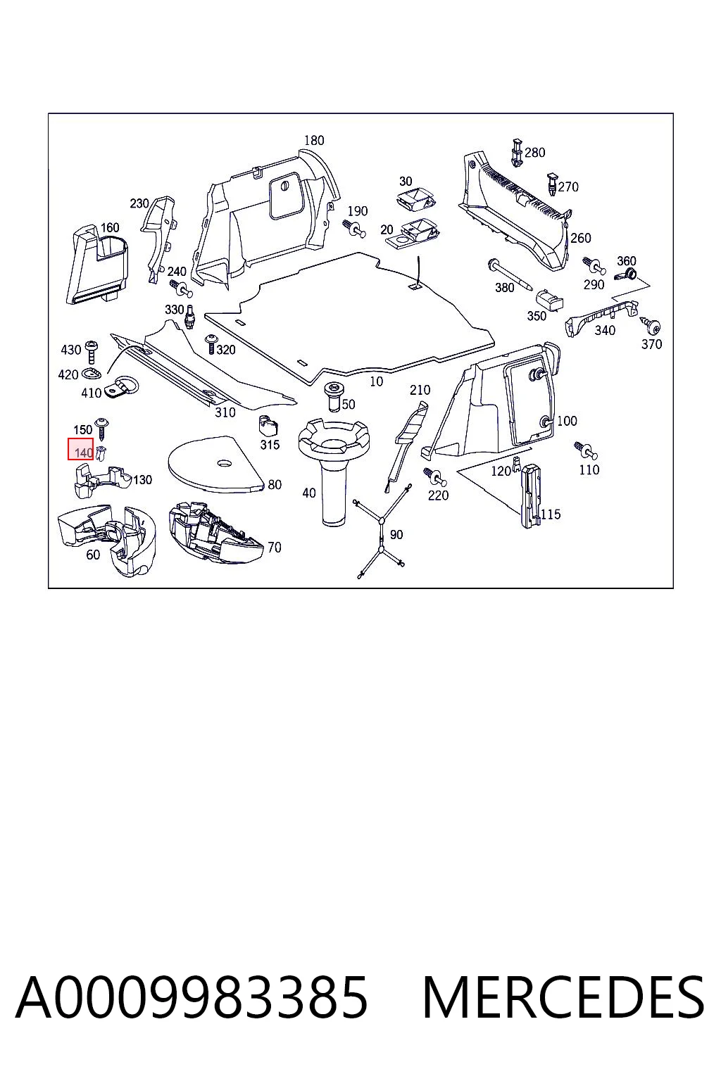 A0009983385 Mercedes